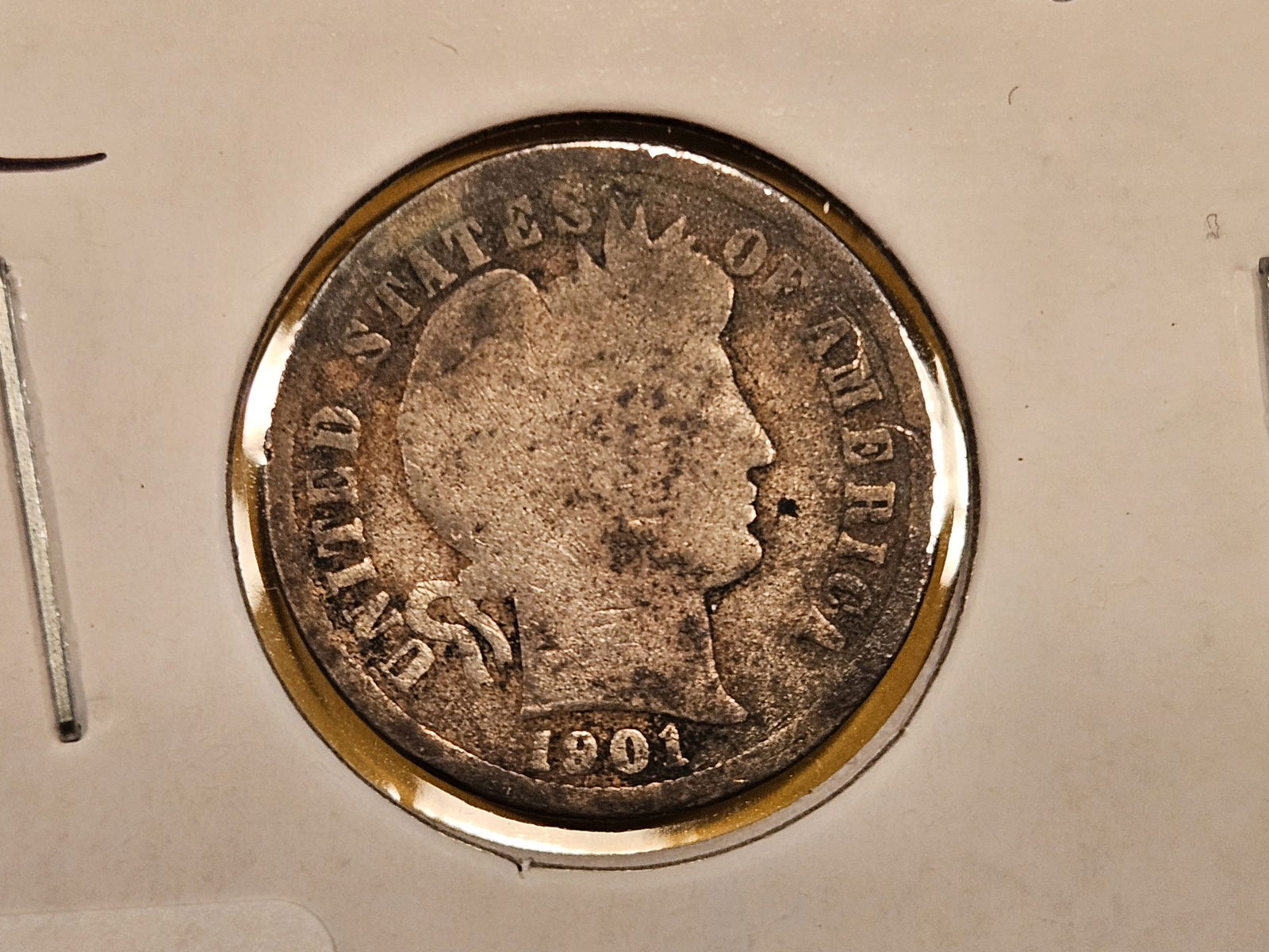 * KEY DATE * 1901-S Barber Dime (1 of 3)