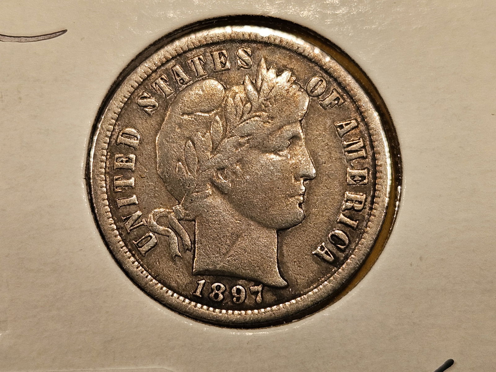 1897-S Barber Dime in Fine - details (1 of 3)