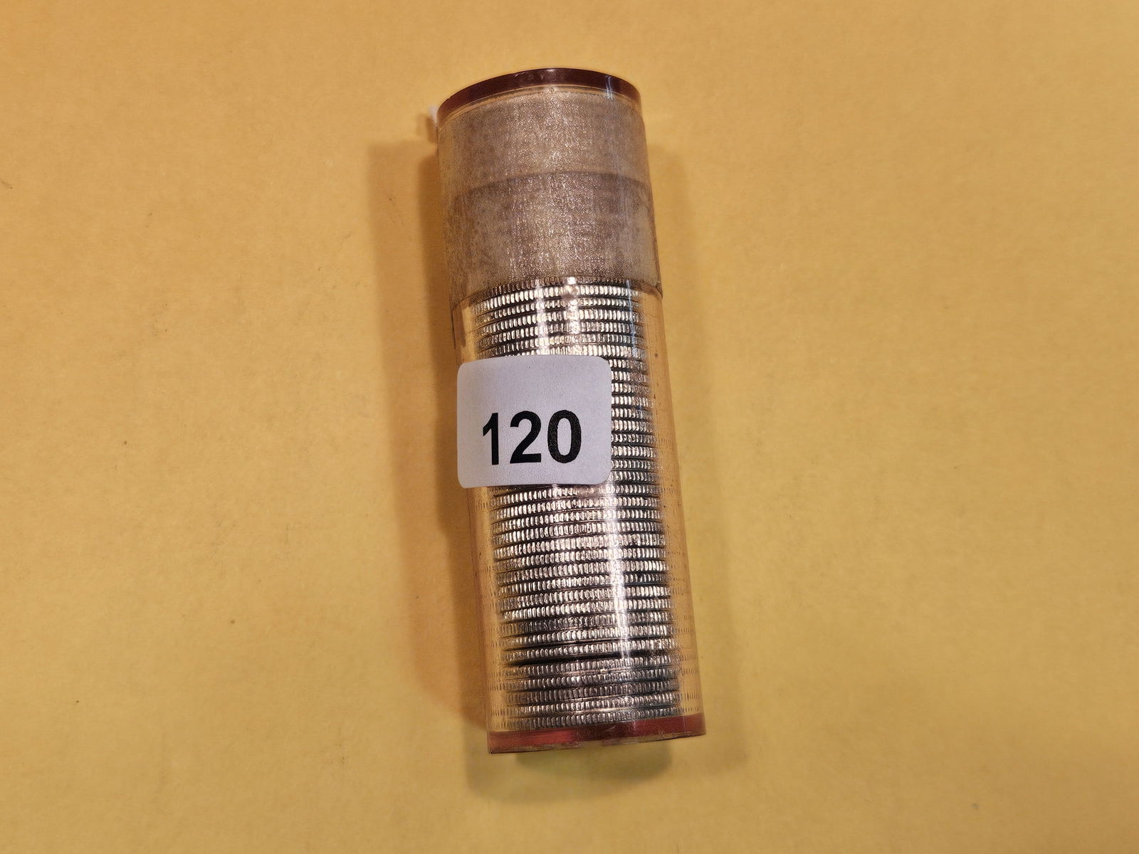 Original GEM Brilliant Uncirculated Roll of 1960 silver Roosevelt Dimes (1 of 3)