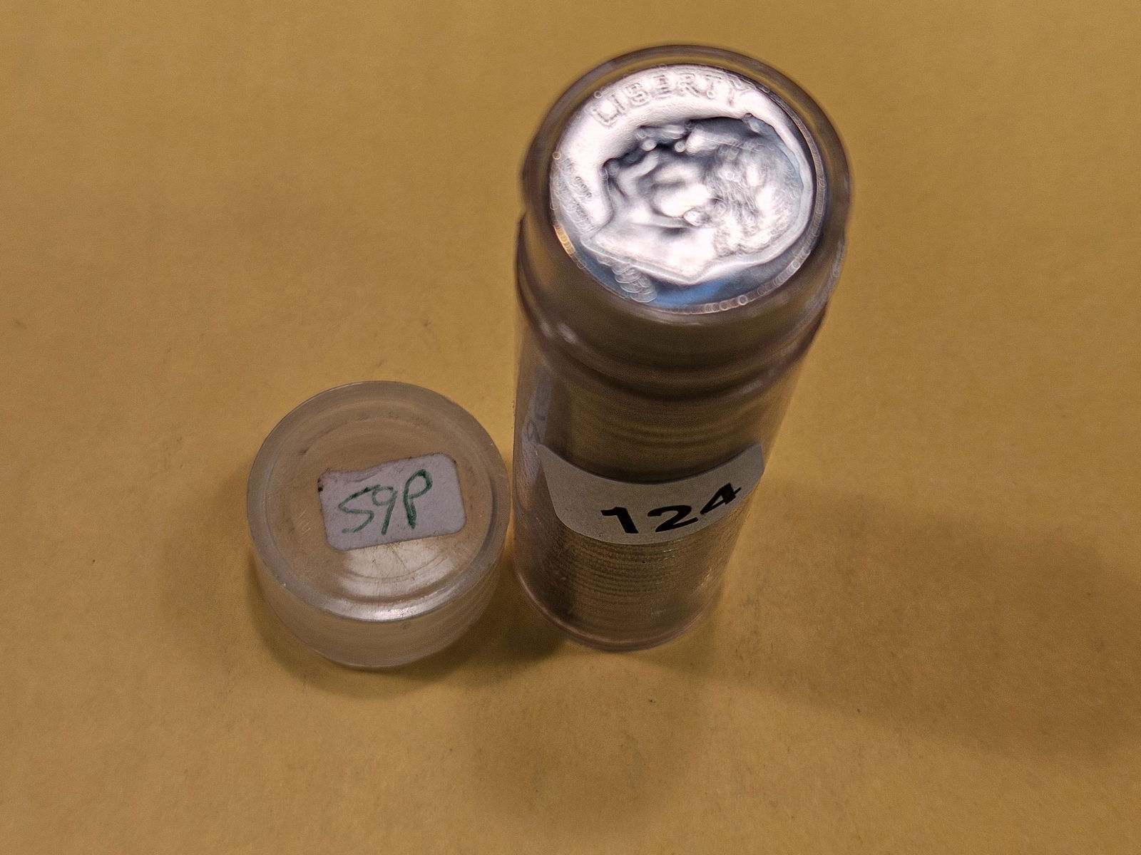 Original GEM Brilliant Uncirculated Roll of 1959 silver Roosevelt Dimes (1 of 3)