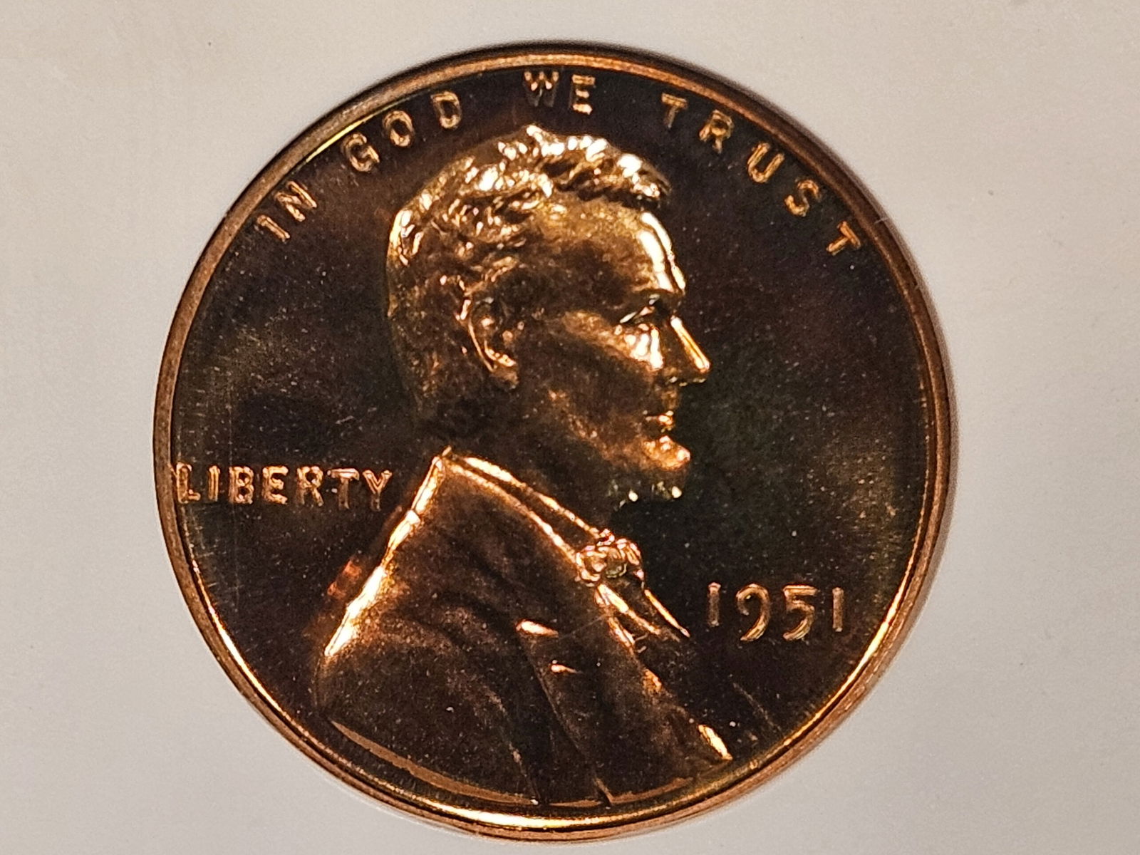 ** KEY VARIETY! ANACS 1951 Wheat Cent Doubled Die Obverse in Proof 66 RED: Doubled Die Obverse 1. Fivaz-Stanton FS-101. Fivaz-Stanton (OLD): FS-021.35. Scarce. Only a handful graded. Heritage show the most recent auction sale for one of these. This is an old ANACS holder.