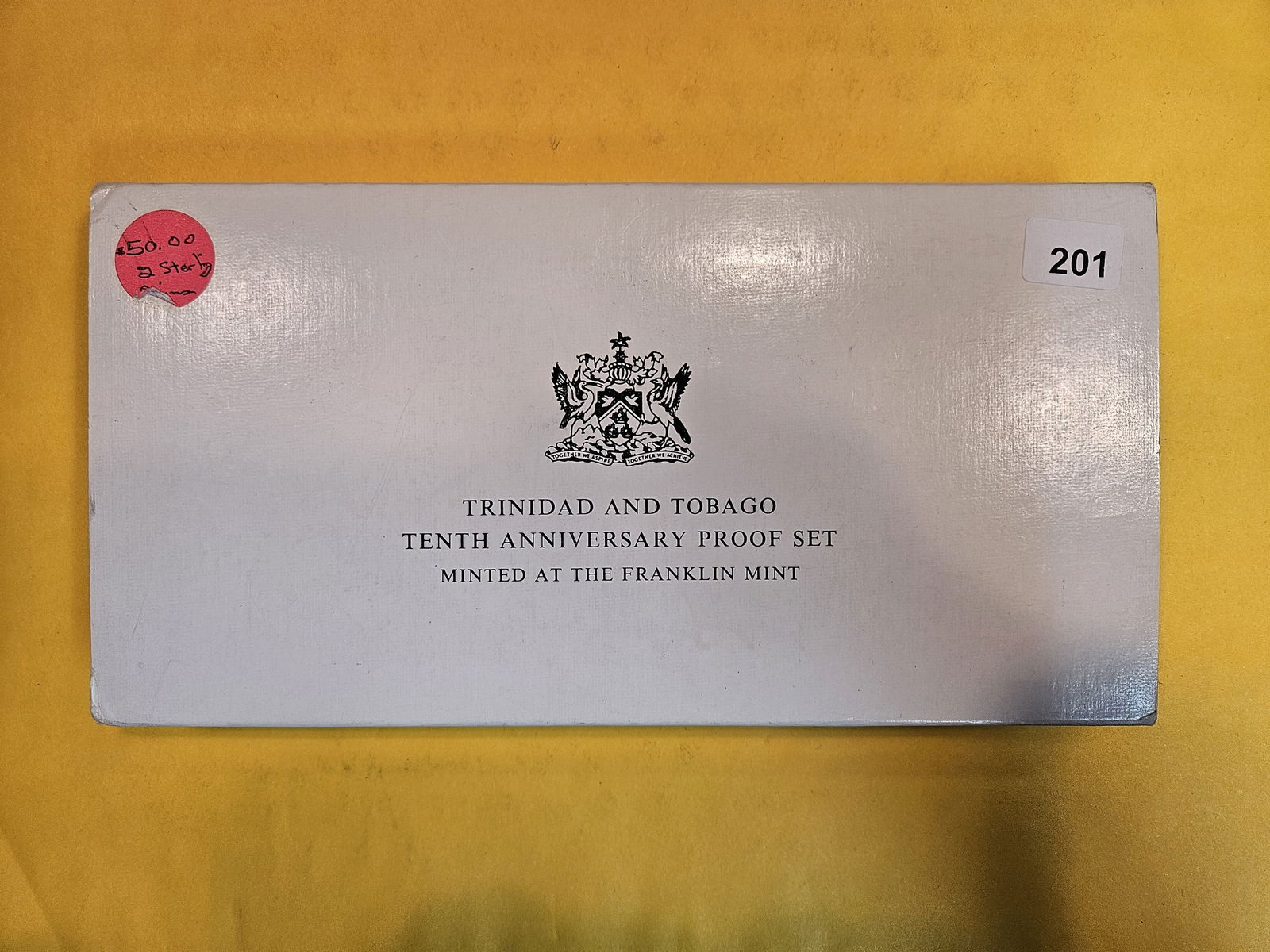 1973 Silver proof Trinidad & Tobago 8-Coin Set (1 of 8)