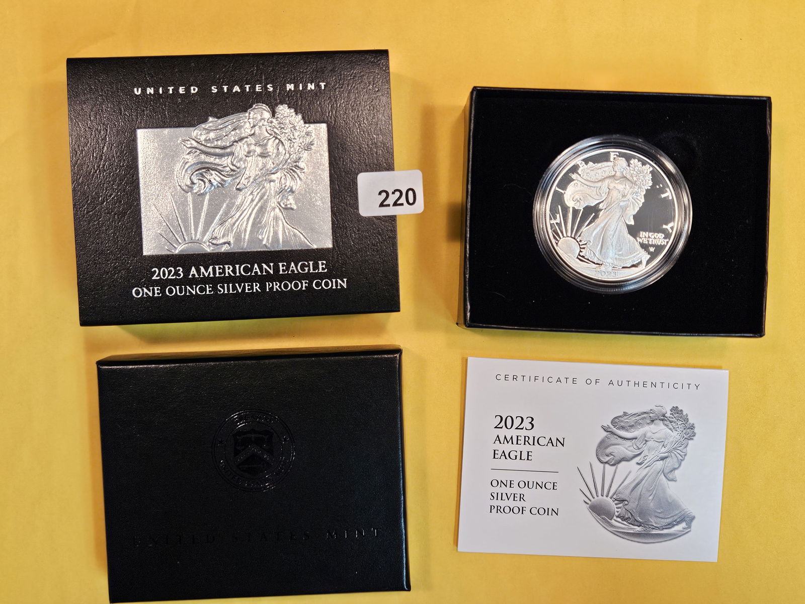 2023-W GEM Proof Deep Cameo American Silver Eagle (1 of 3)