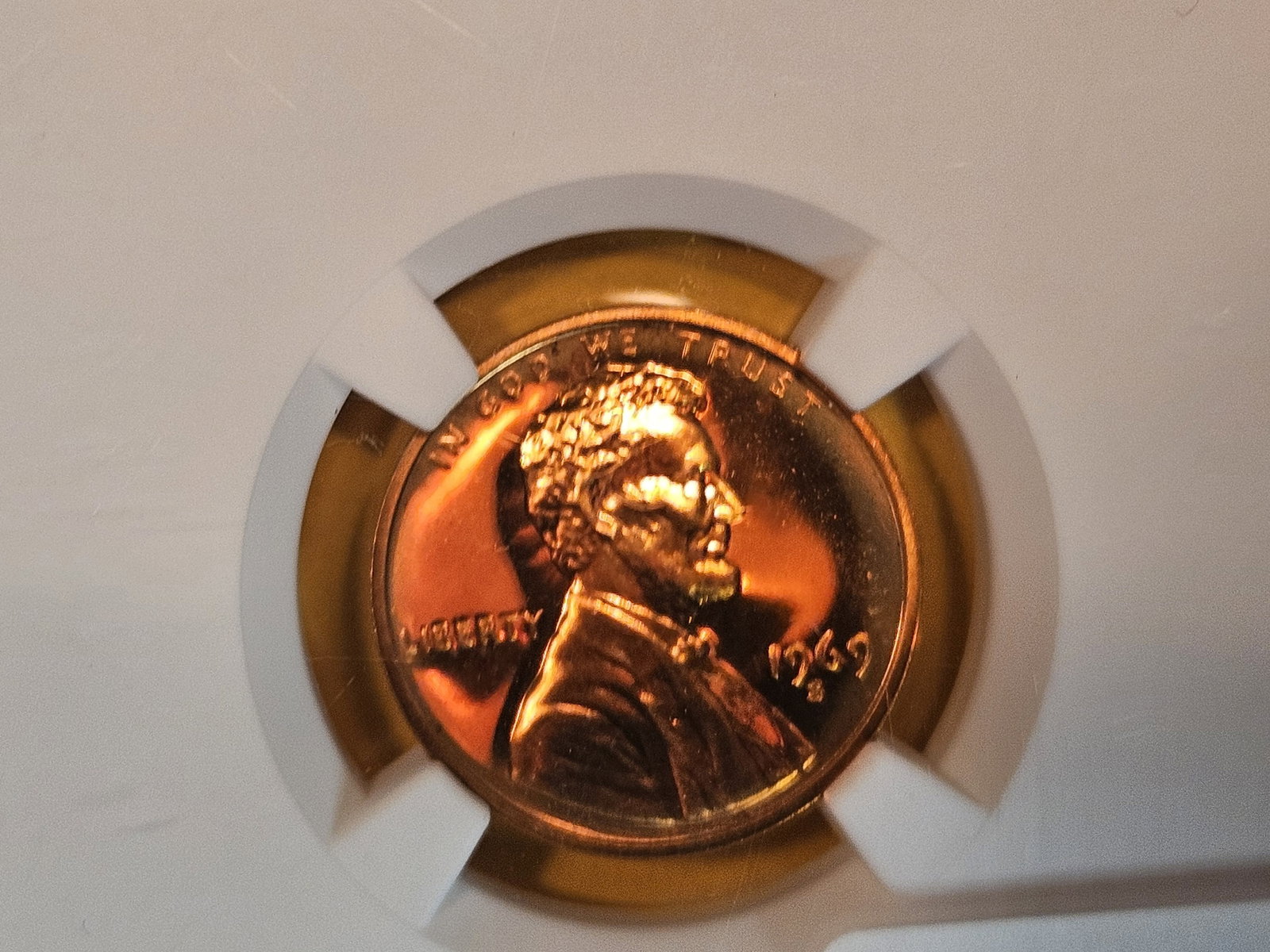 GEM! NGC 1969-S Memorial Cent in Proof 67 RED: Blazer