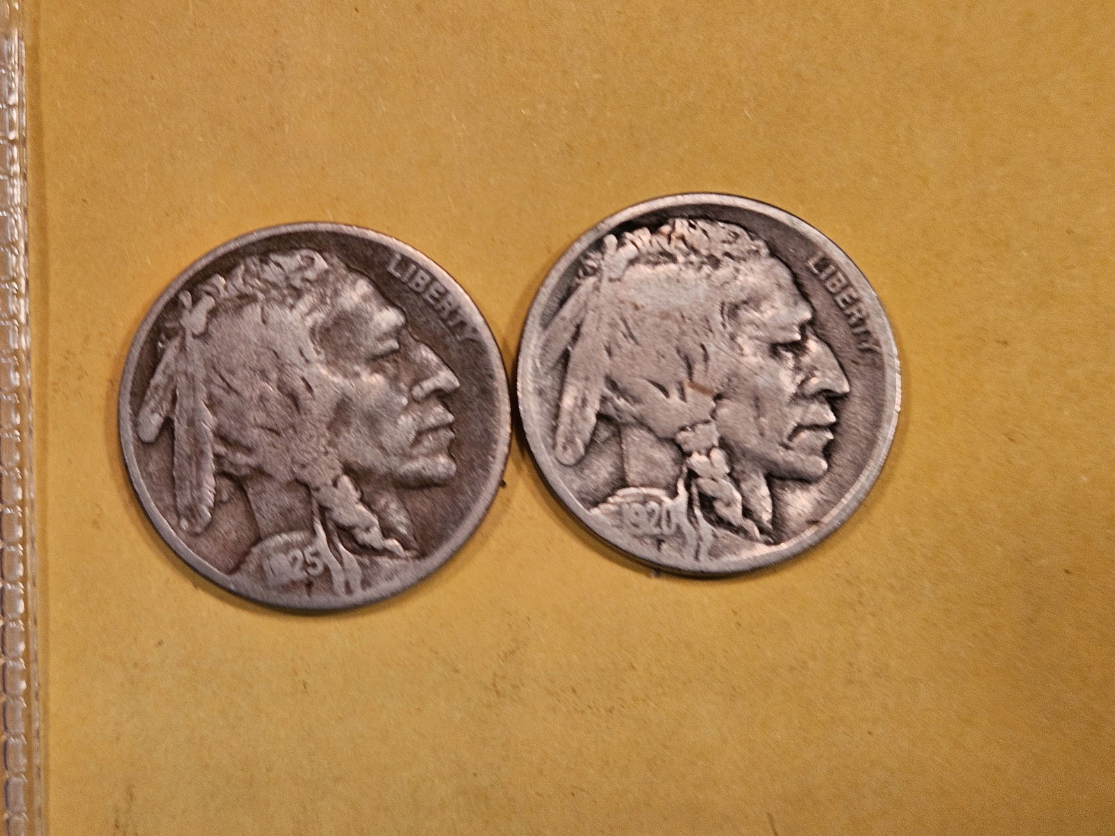 1920-D and 1925-S Buffalo Nickels (1 of 3)