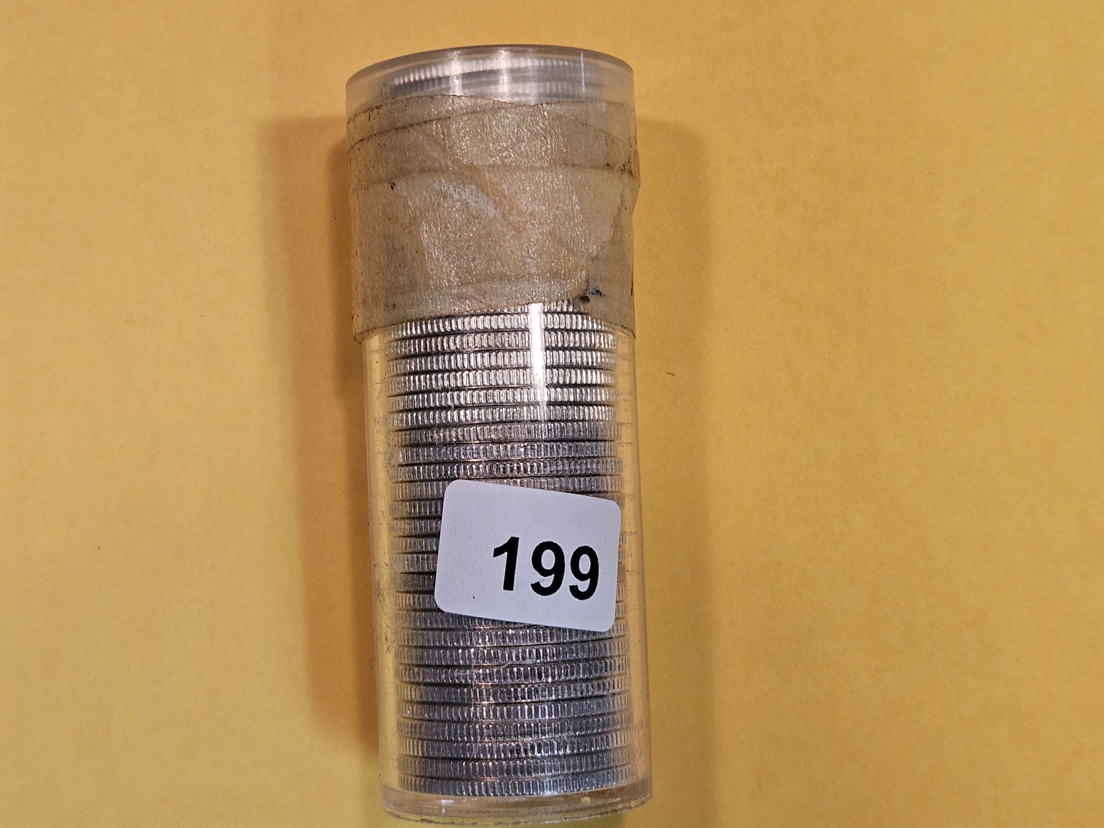 Full Roll Brilliant uncirculated 1959-D silver Washington Quarter Roll (1 of 3)