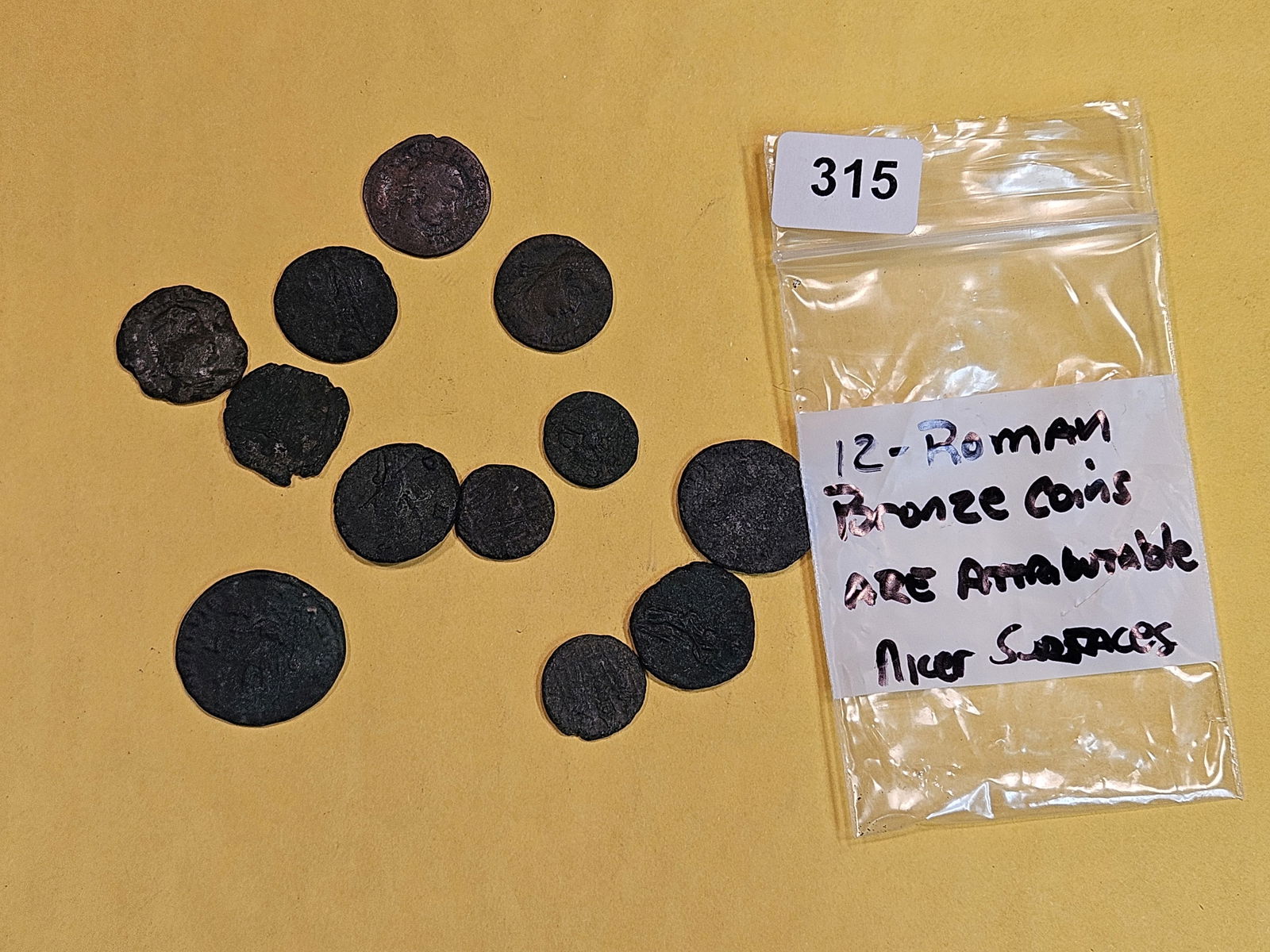 ANCIENT! Twelve Roman Bronze Coins (1 of 4)