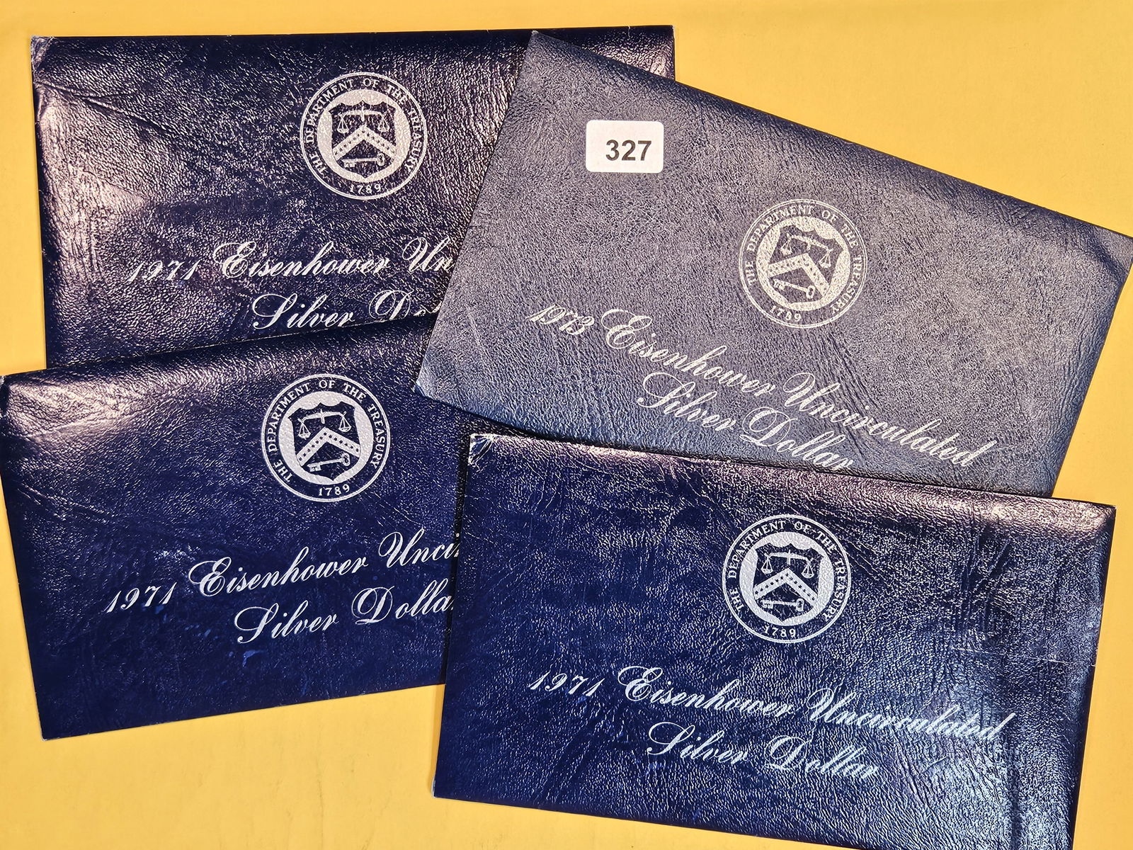 Four GSA Flat Pack Silver Blue Ikes (1 of 1)