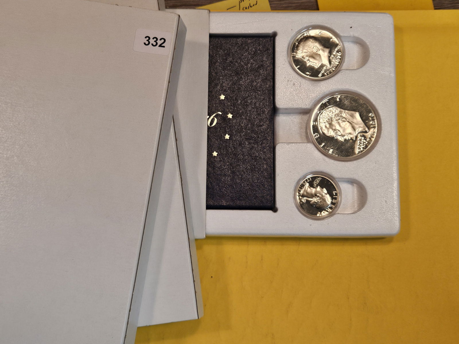 Three GSA 3-coin SILVER Proof Deep Cameo Bicentennial Sets (1 of 2)