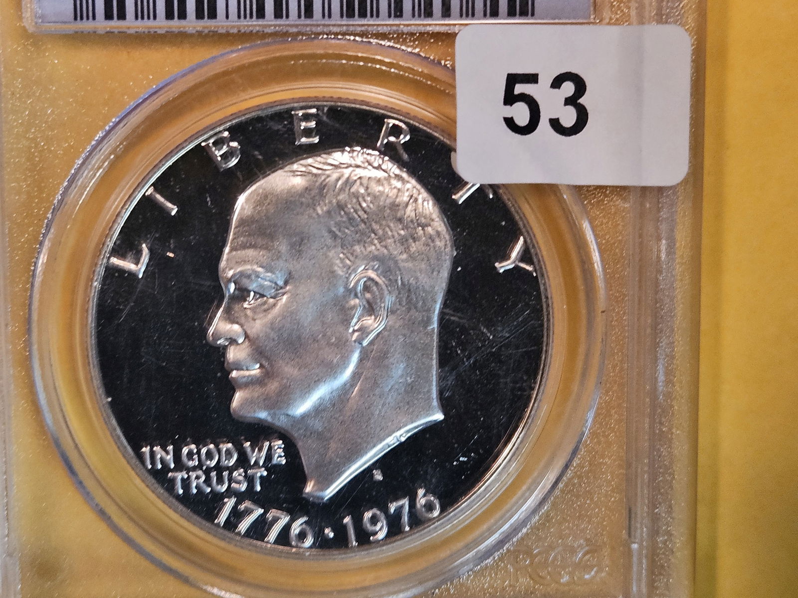 GEM! PCGS 1976-S Silver Eisenhower Dollar in Proof 69 Deep Cameo (1 of 3)