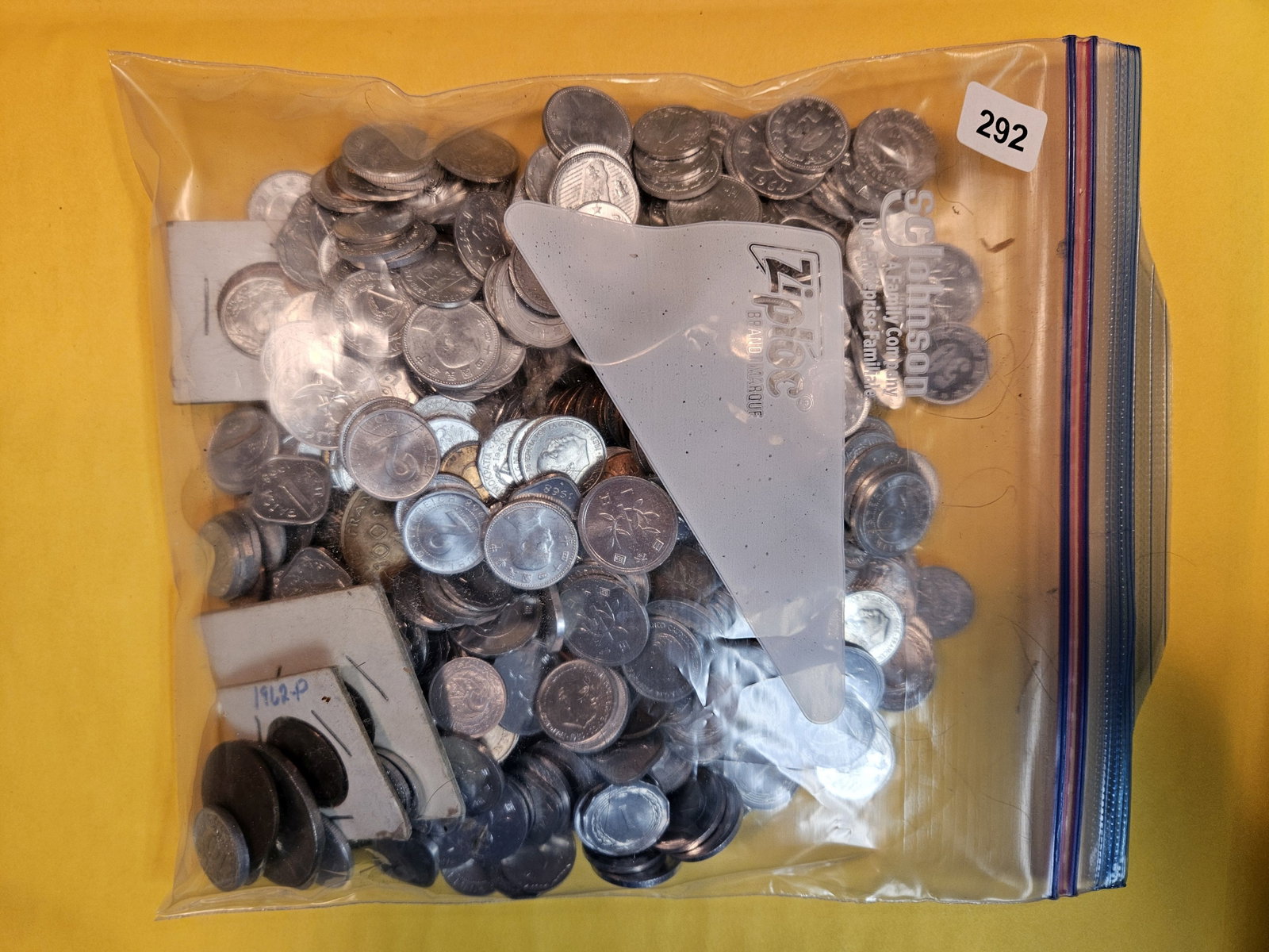 Big bag of World Aluminum Coins: Didn't check or search