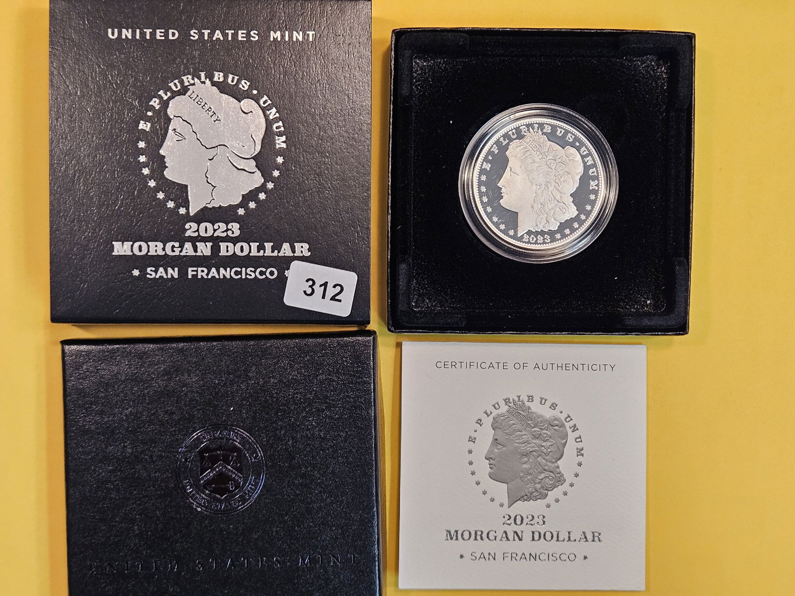 GEM Proof Deep Cameo 2023-S Morgan Silver Dollar (1 of 3)