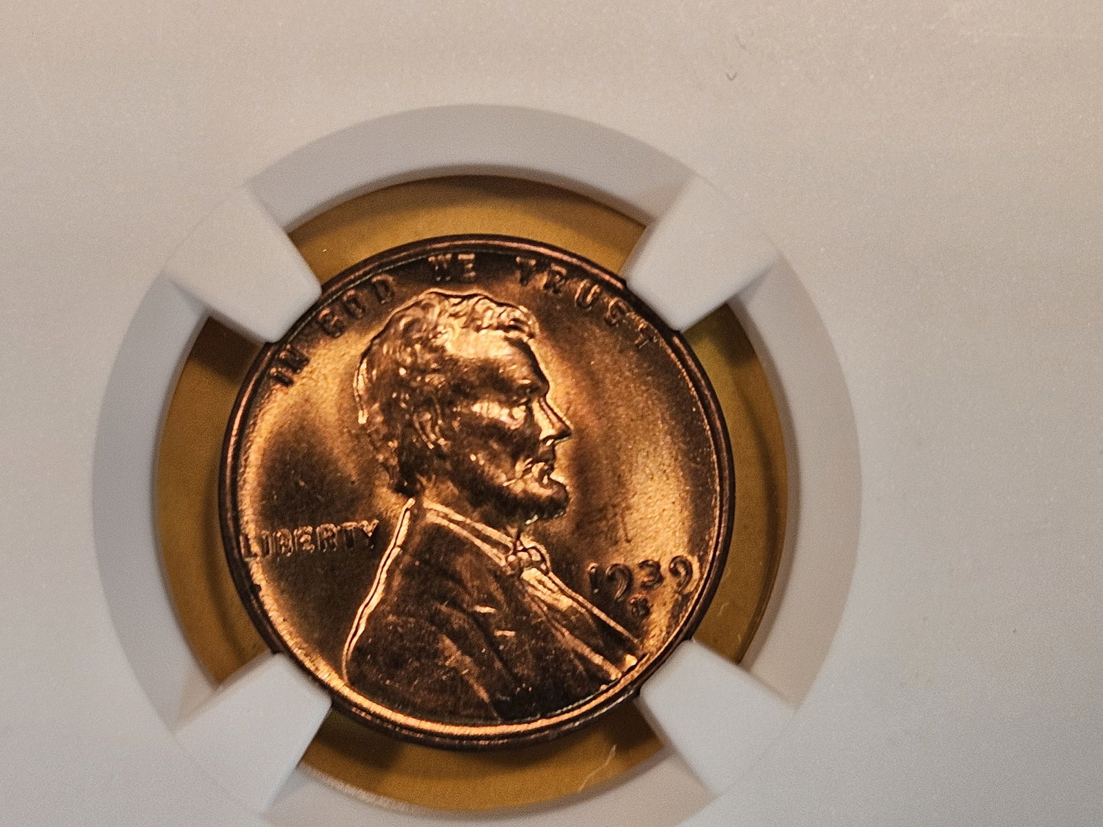 GEM! NGC 1939-S Wheat cent in Mint State 65 RED: Blazer