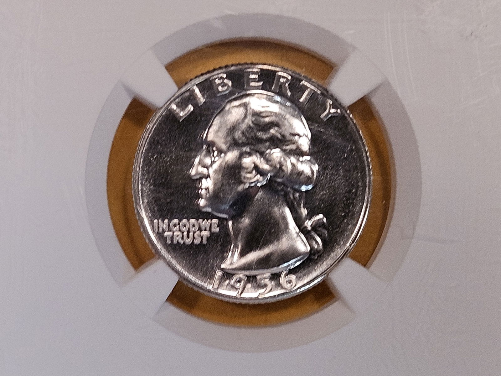 NGC 1956 Washington Quarter in proof 68 (1 of 3)