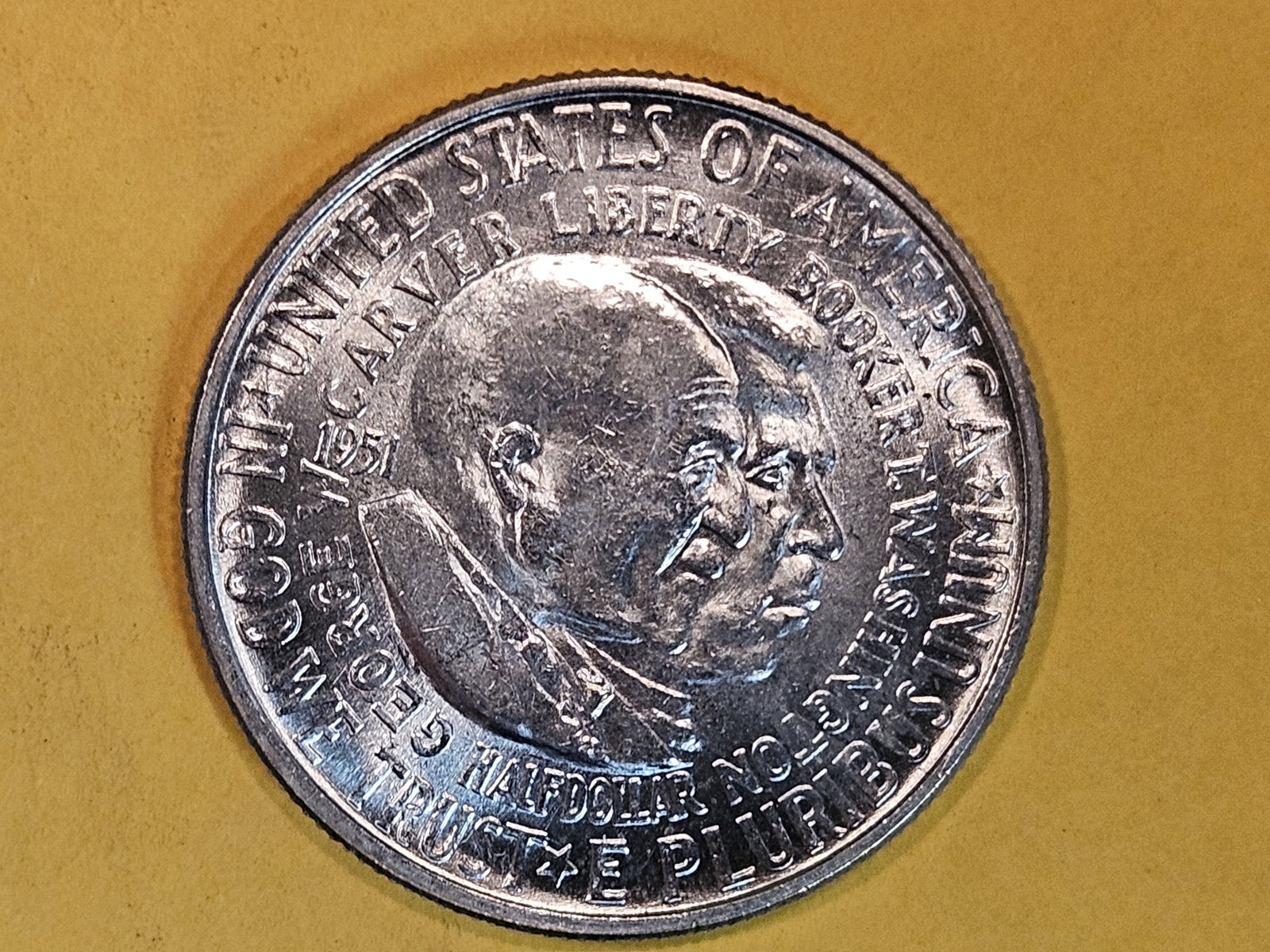 GEM Choice Brilliant Uncirculated 1951 Commemorative Half Dollar (1 of 5)