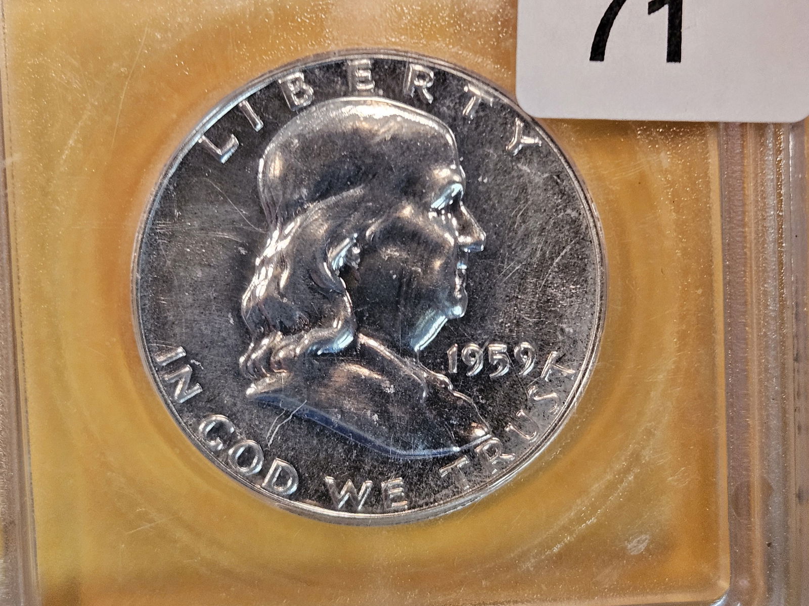 ICG 1959 Franklin Half Dollar (1 of 3)