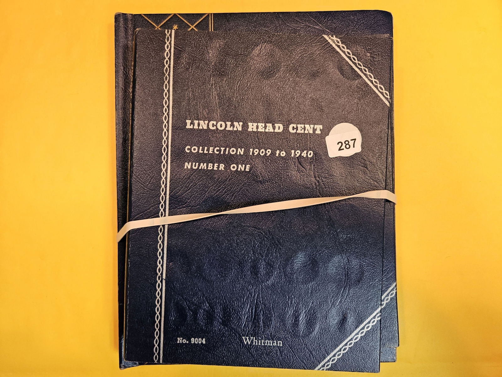 Four partially complete Lincoln Wheat cent albums (1 of 1)