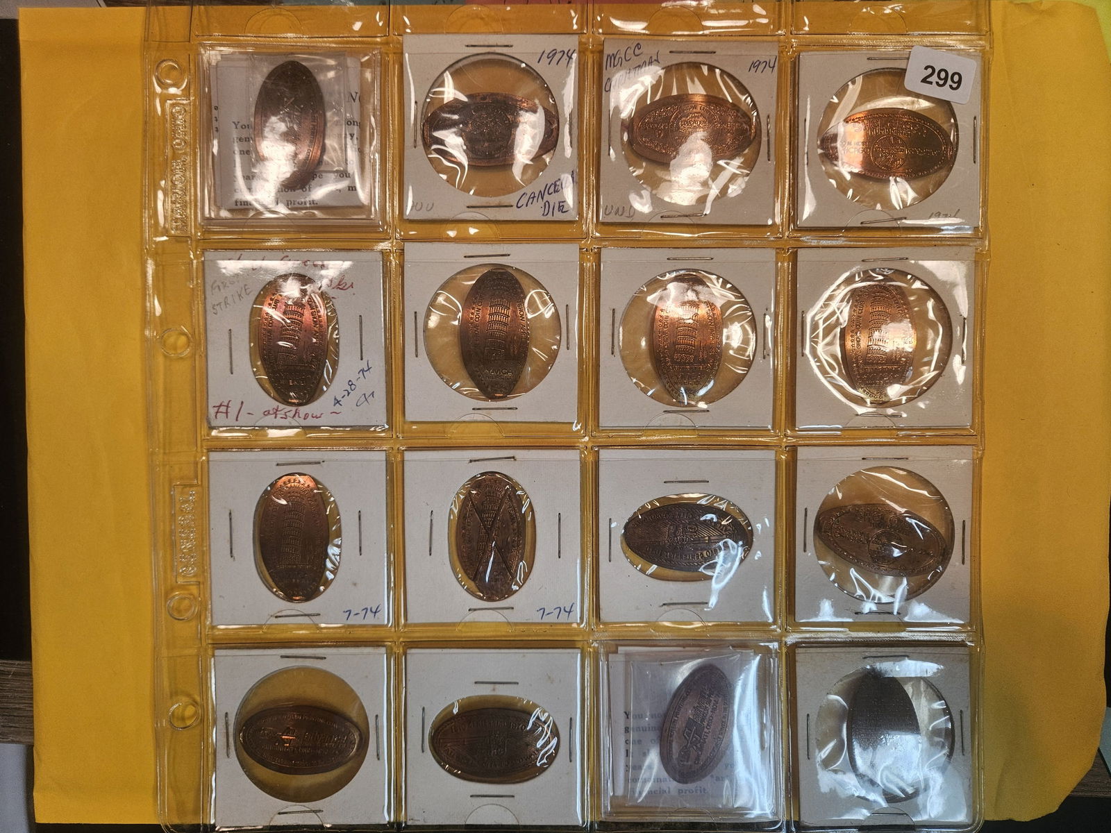 EXONUMIA: Fun group of elongated cents