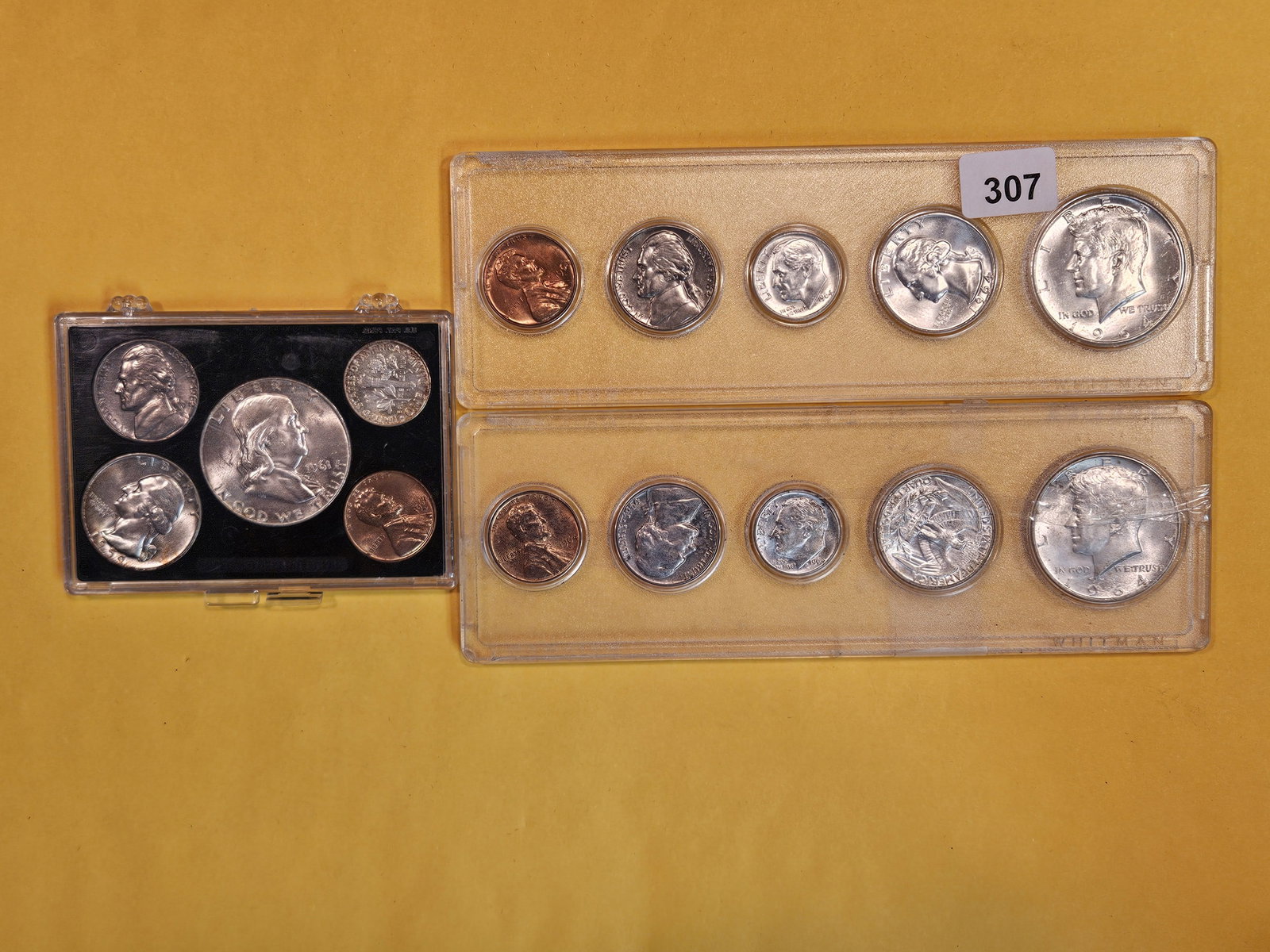 Three silver coin sets (1 of 7)