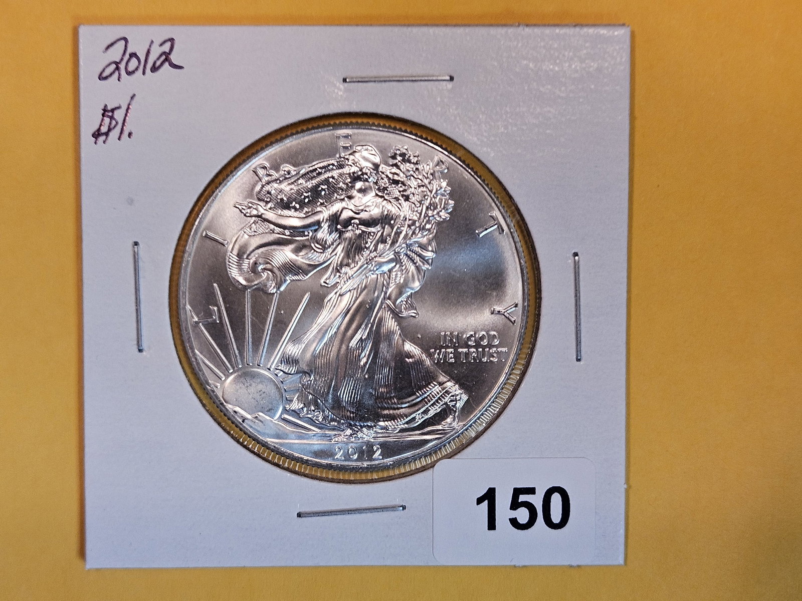 GEM Brilliant Uncirculated 2012 American Silver Eagle (1 of 2)