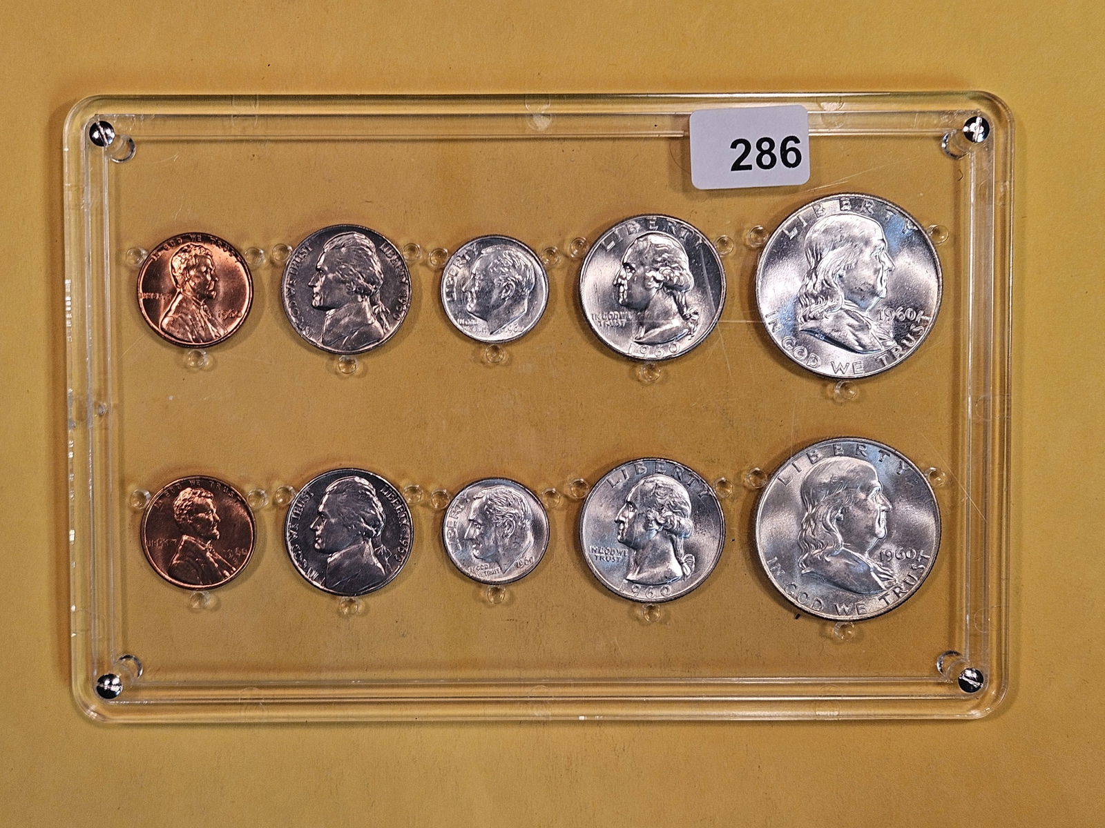 Very Choice to GEM Brilliant Uncirculated 1960 Year Coin set (1 of 11)