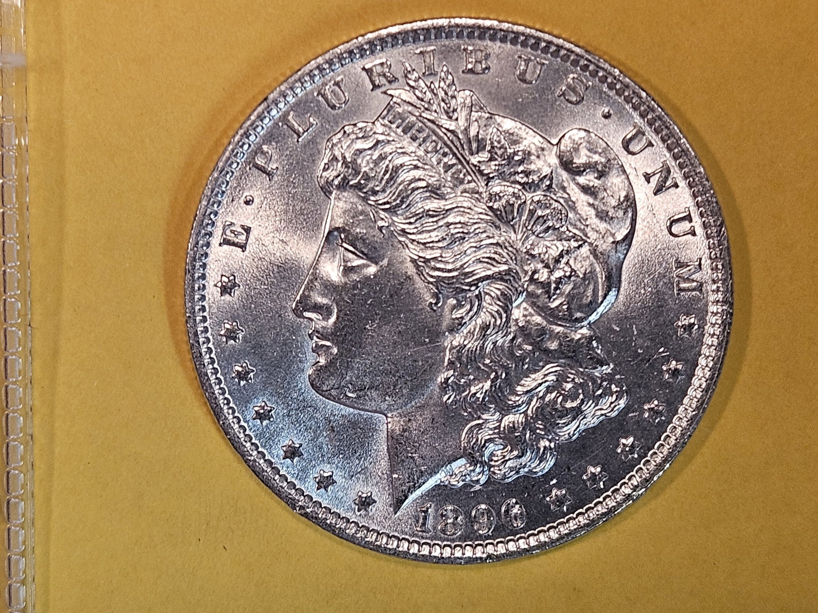 Very Choice Brilliant Uncirculated 1896 Morgan Dollar (1 of 4)