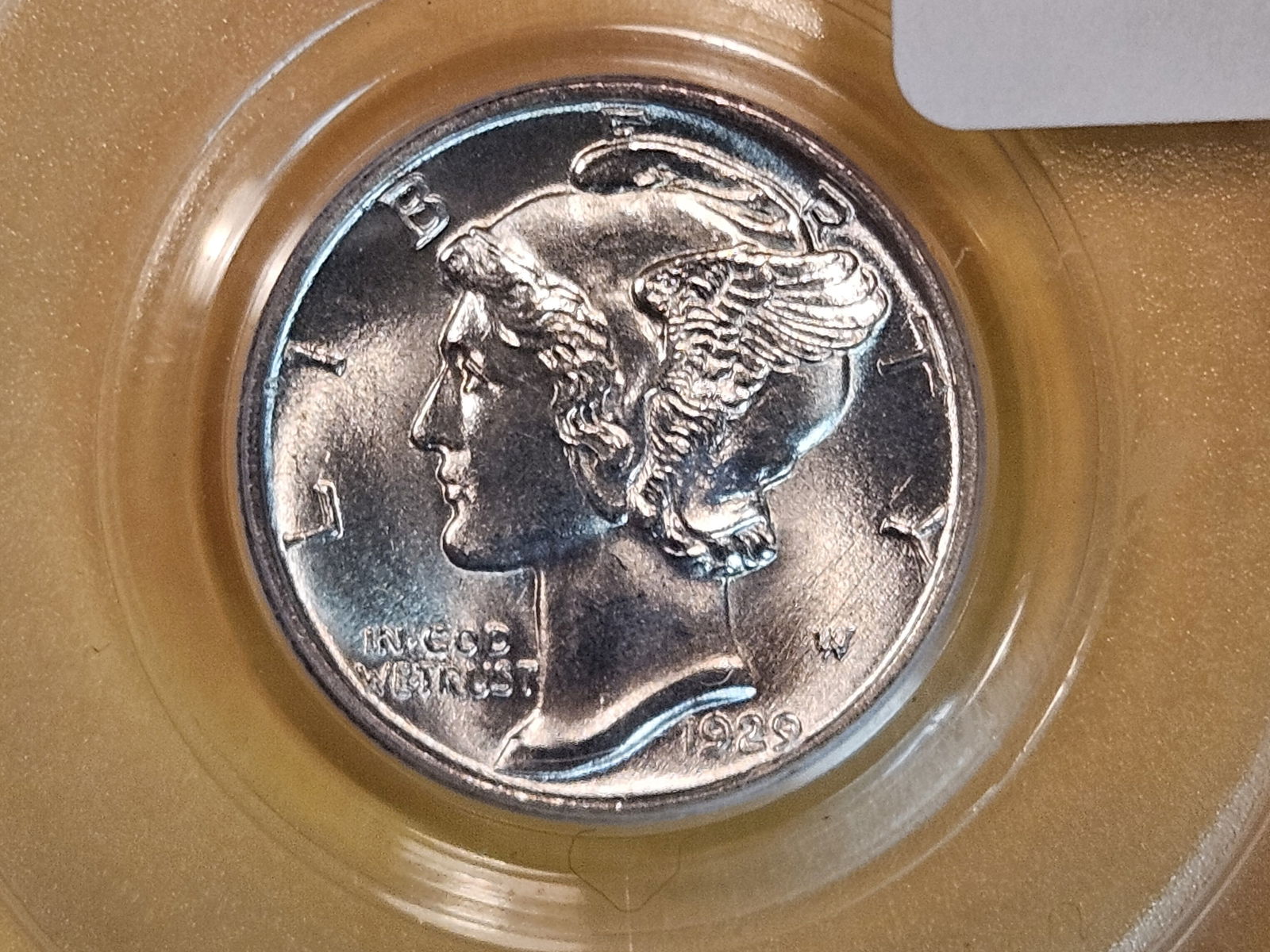 PCGS 1929 Mercury Dime in Mint State 64 (1 of 4)