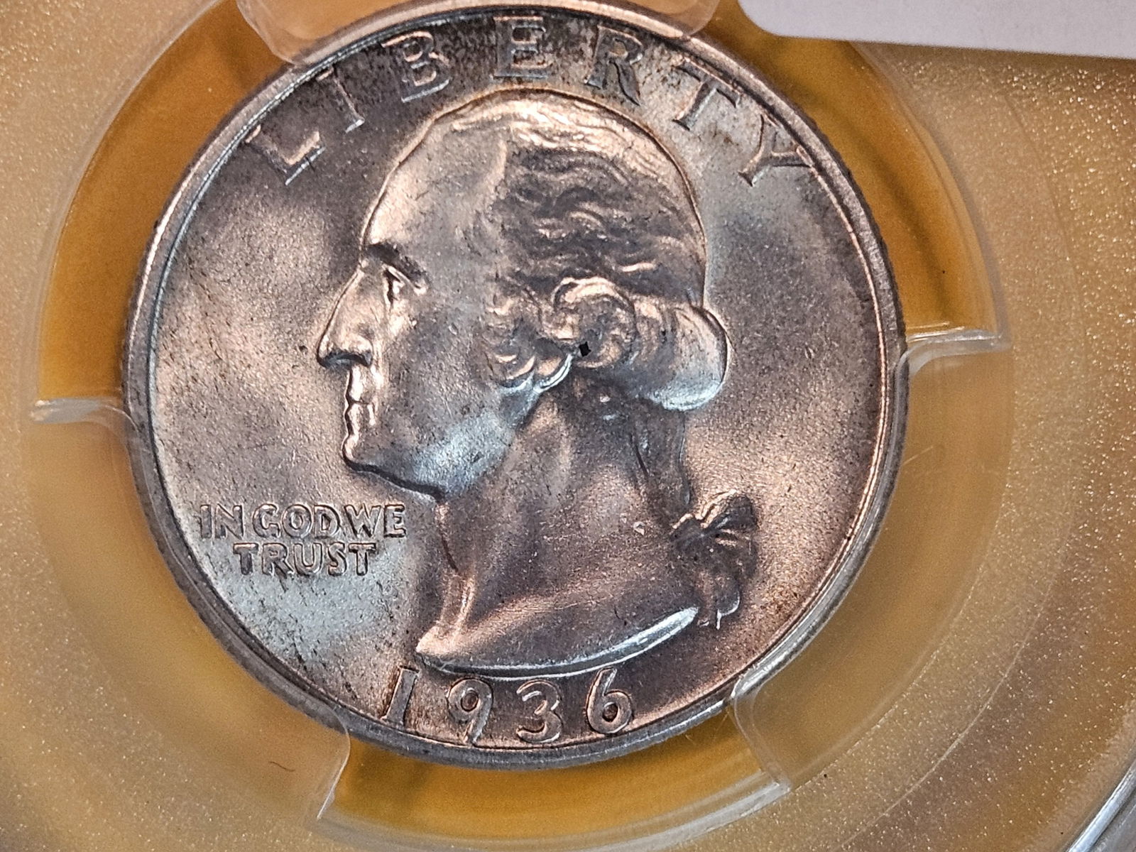 PCGS 1936-S Washington Quarter in Mint State 64 (1 of 4)