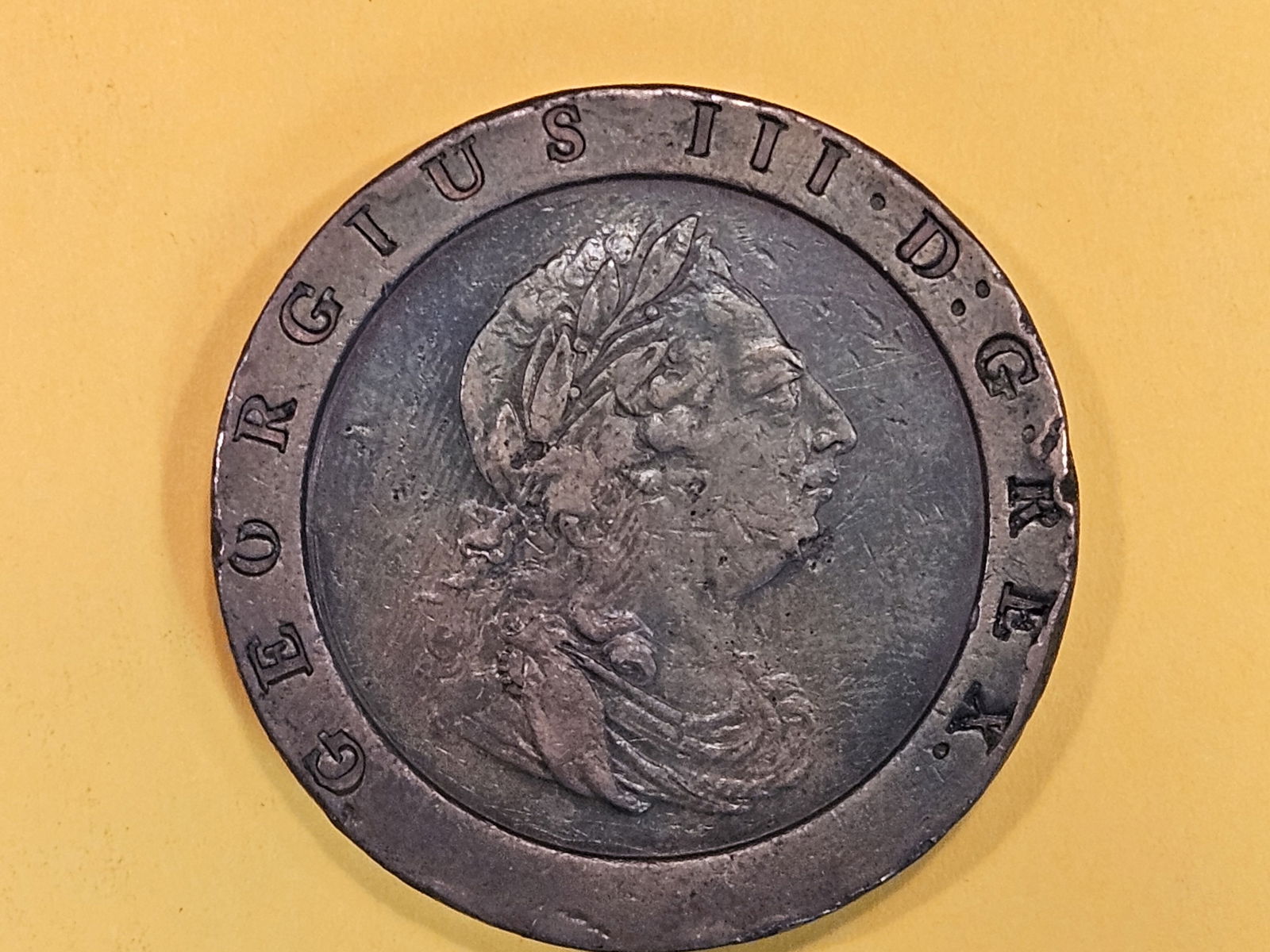 * Better 1797 Great Britain two pence in VF Plus to XF (1 of 8)