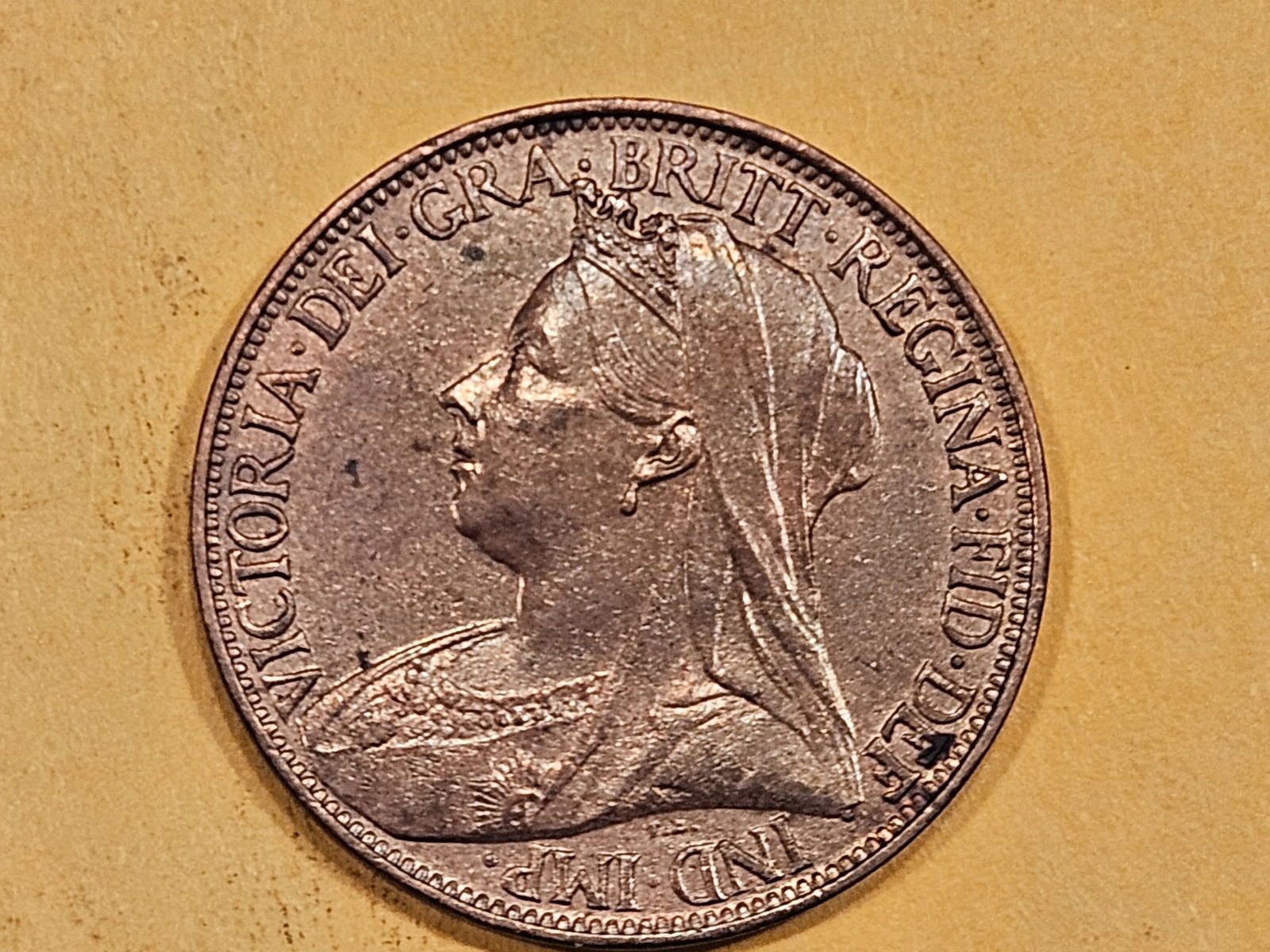 Bright Uncirculated 1899 Great Britain farthing (1 of 10)