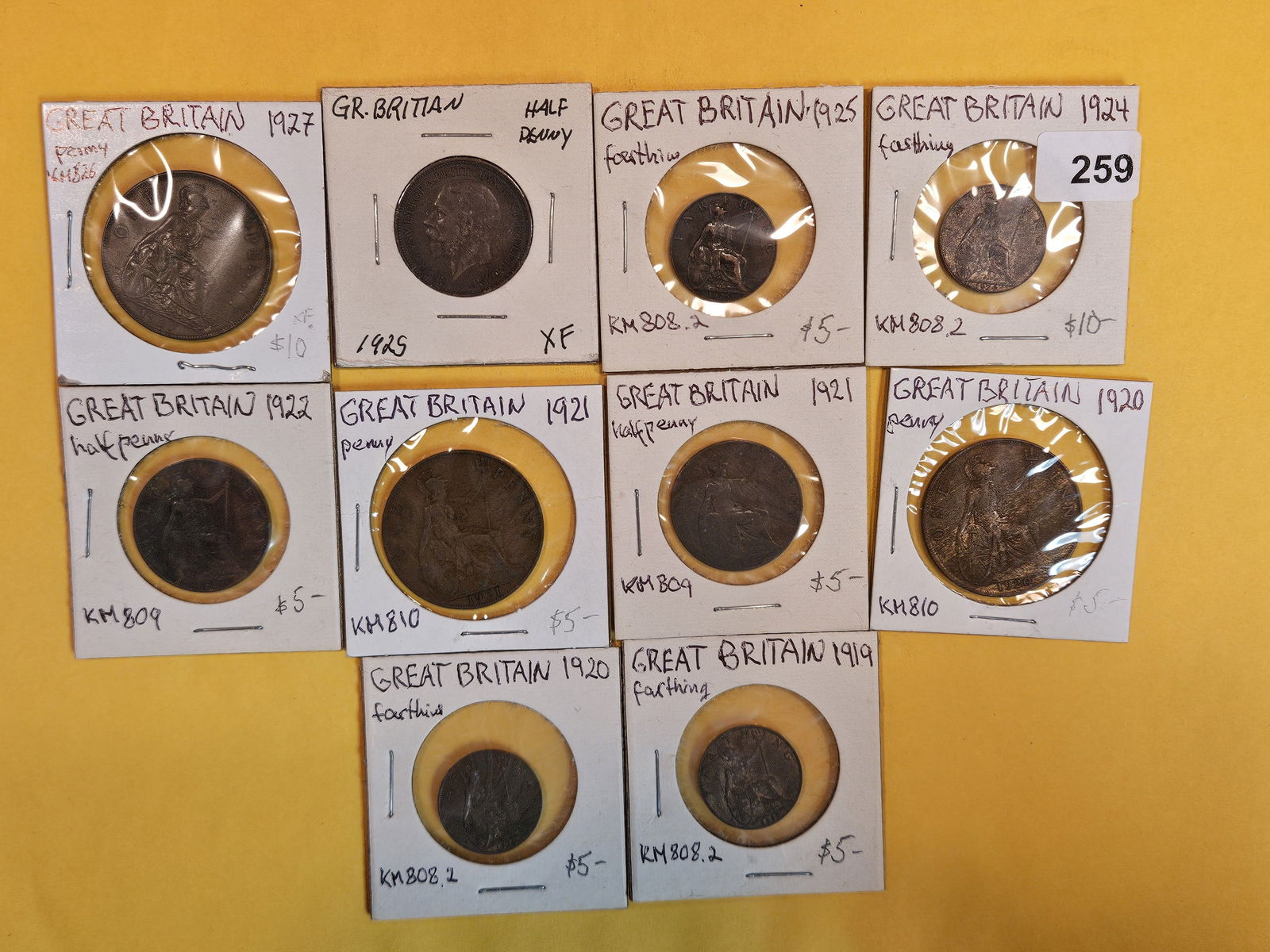 Ten more Great Britain coppers (1 of 6)