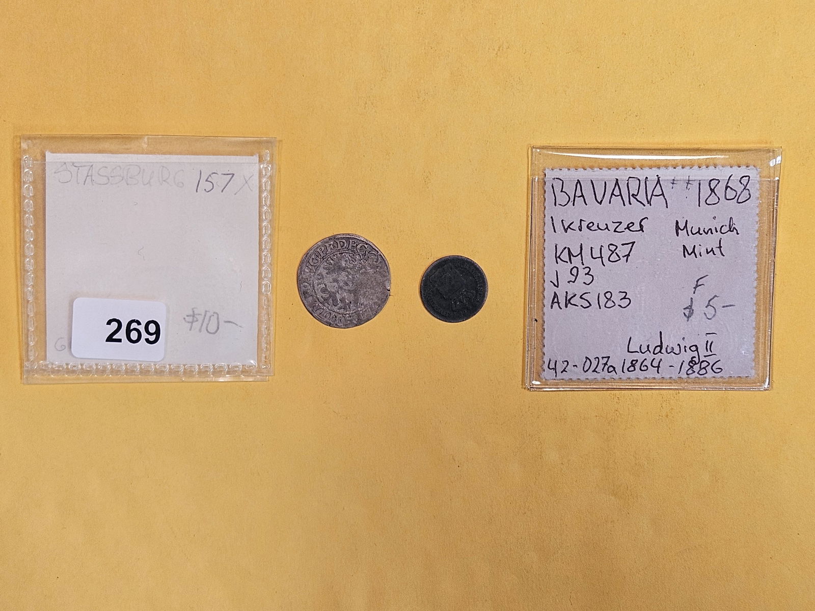 Two old German States coins (1 of 5)