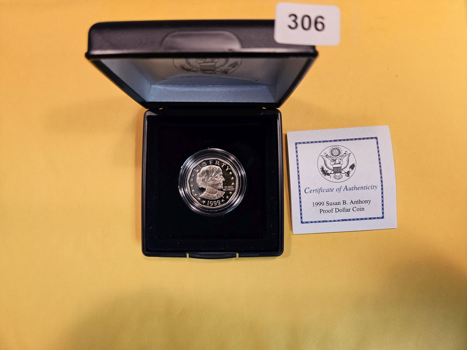 Key Date 1999-P Proof Deep cameo Susan B Anthony Dollar (1 of 2)