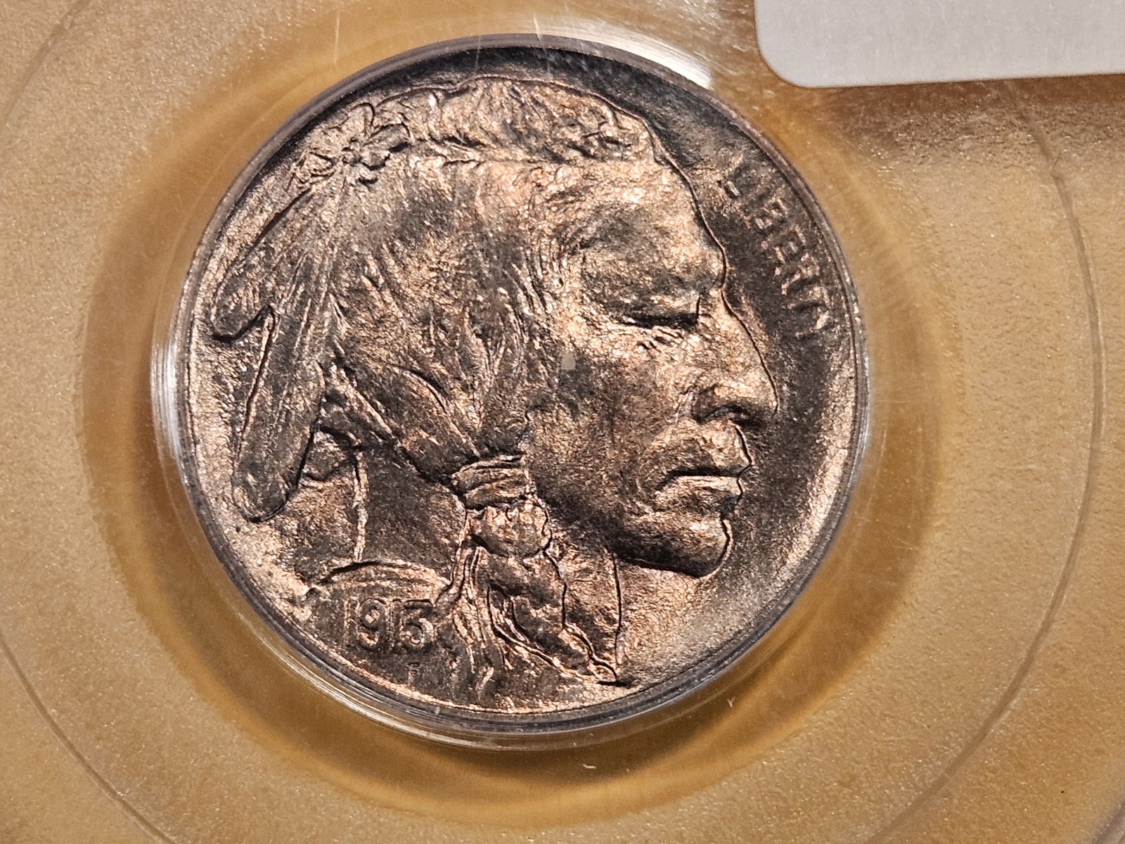 GEM! PCGS 1913 Type 1 Buffalo Nickel in Mint State 66 (1 of 4)
