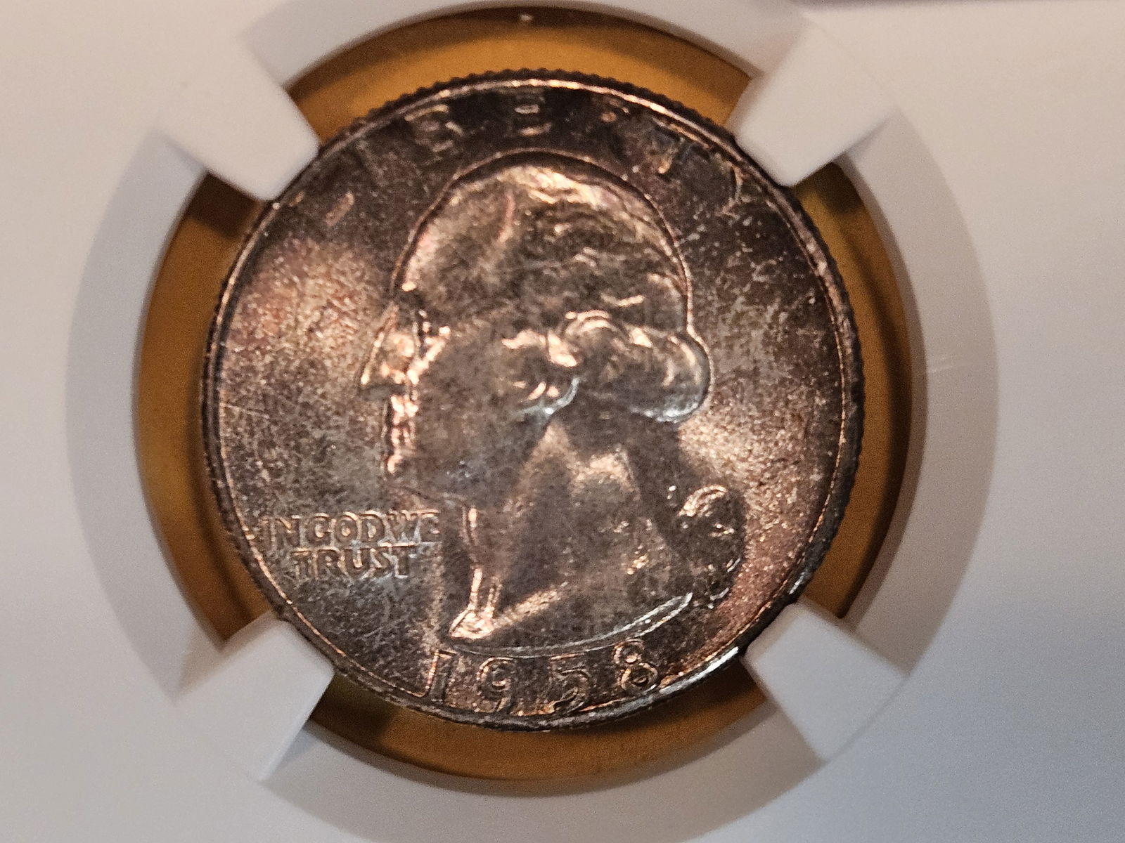 GEM! NGC 1958 Washington Quarter in Mint State 66 (1 of 7)