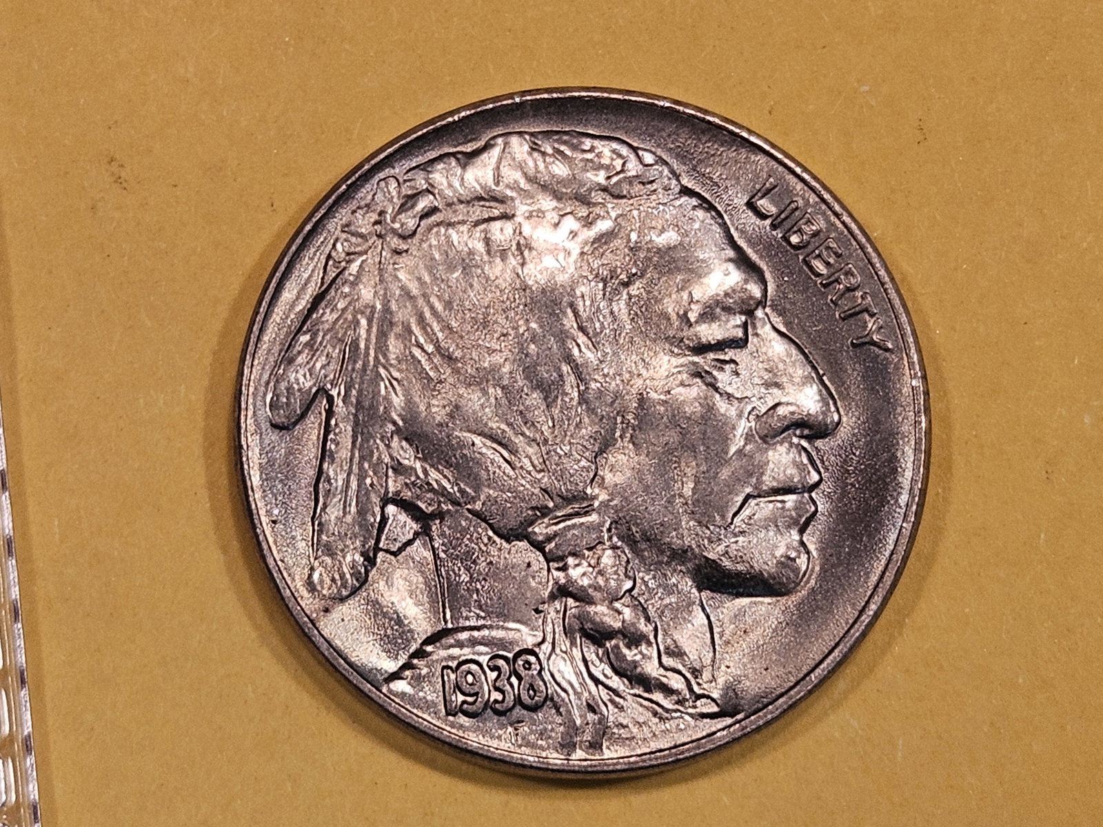 GEM Brilliant Uncirculated 1938-D Buffalo Nickel (1 of 8)