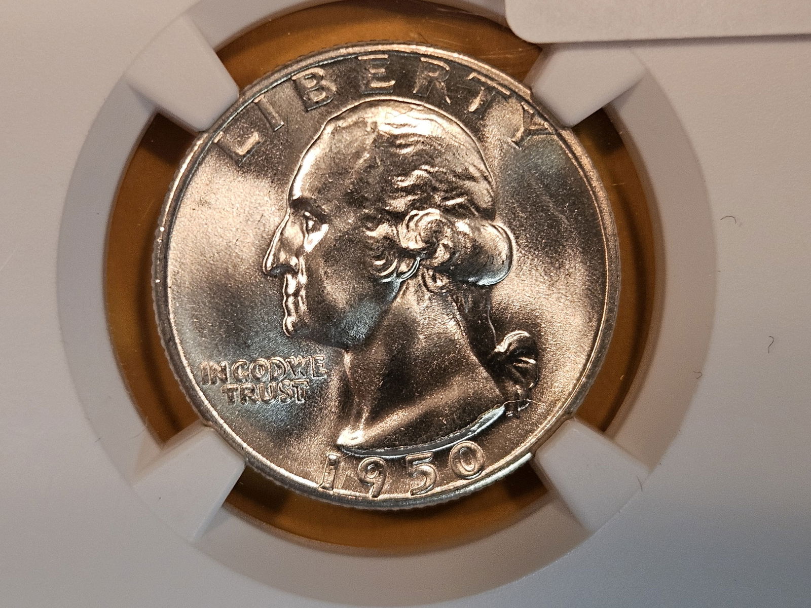 GEM! NGC 1950-D Washington Quarter in Mint State 66 (1 of 3)