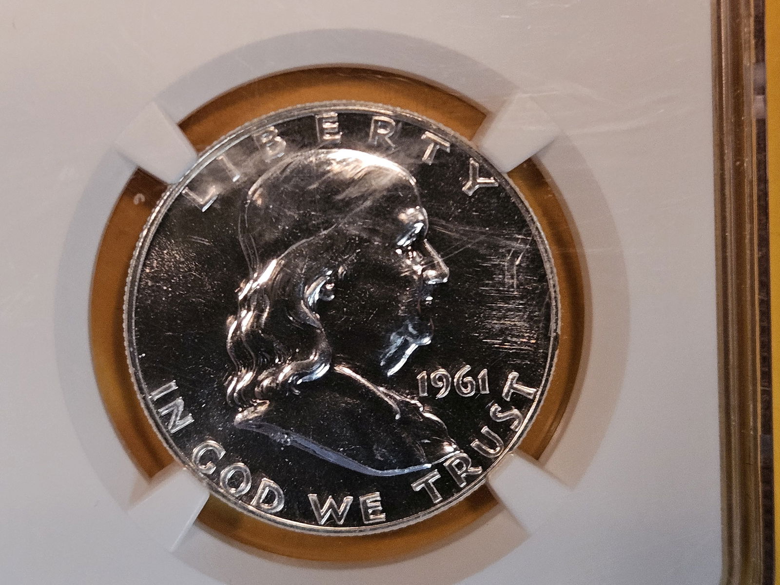 NGC 1963 Franklin Half Dollar in Proof 63 (1 of 3)