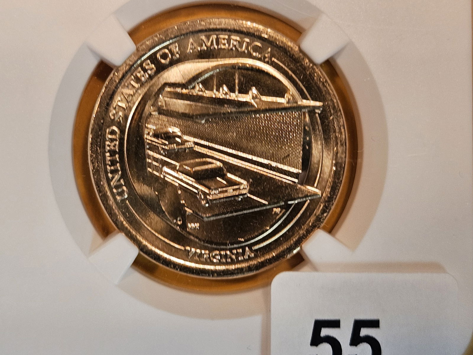 NGC 2021-D American Innovation Dollar in GEM Reverse Proof (1 of 3)