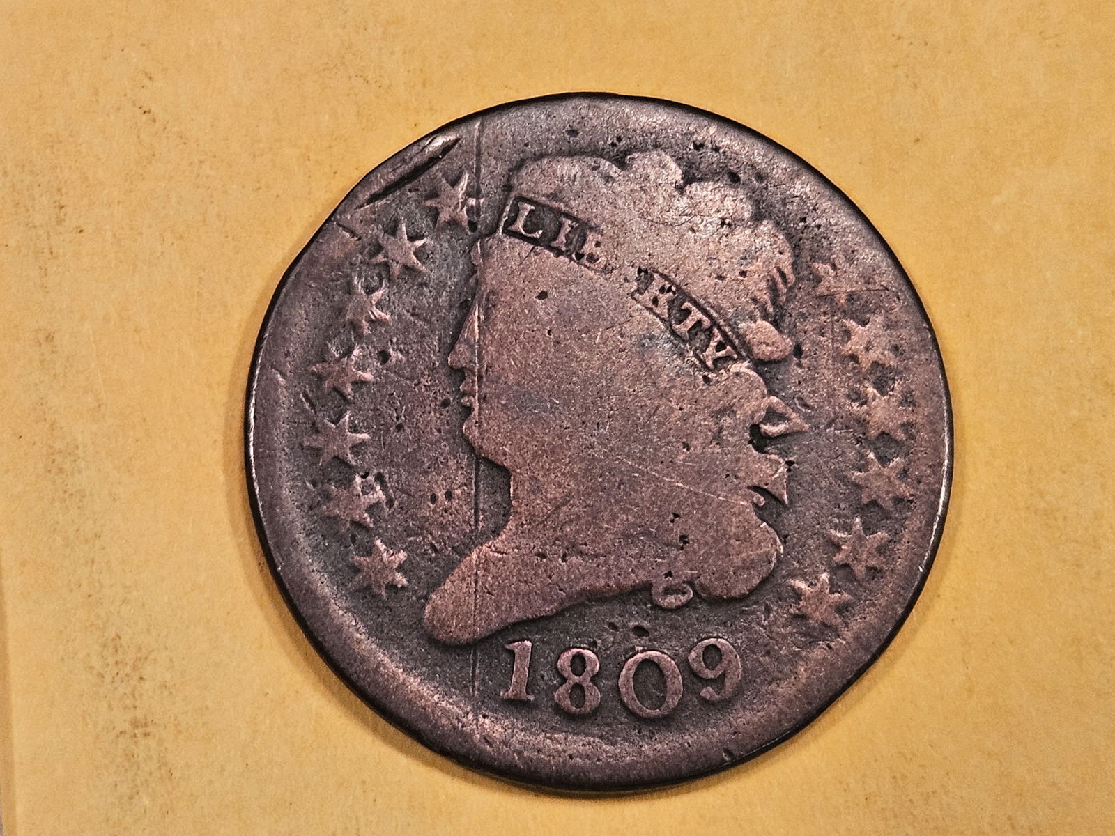 1809 Classic Head Half-Cent in Good (1 of 3)
