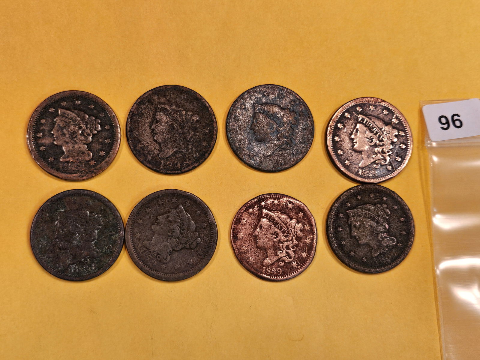 Eight mixed Large Cents (1 of 2)