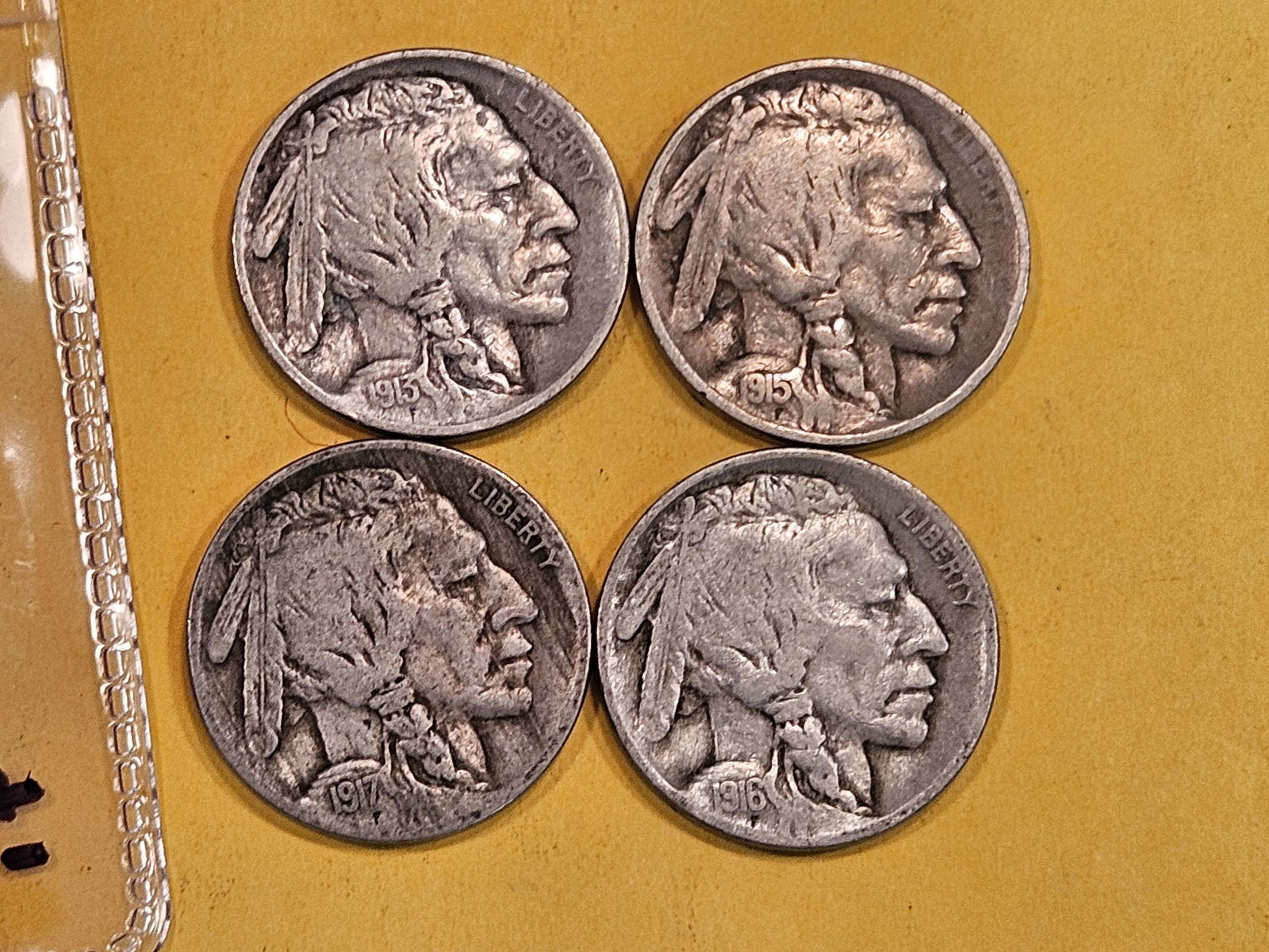 Four Better date Buffalo Nickels in Very Fine (1 of 3)