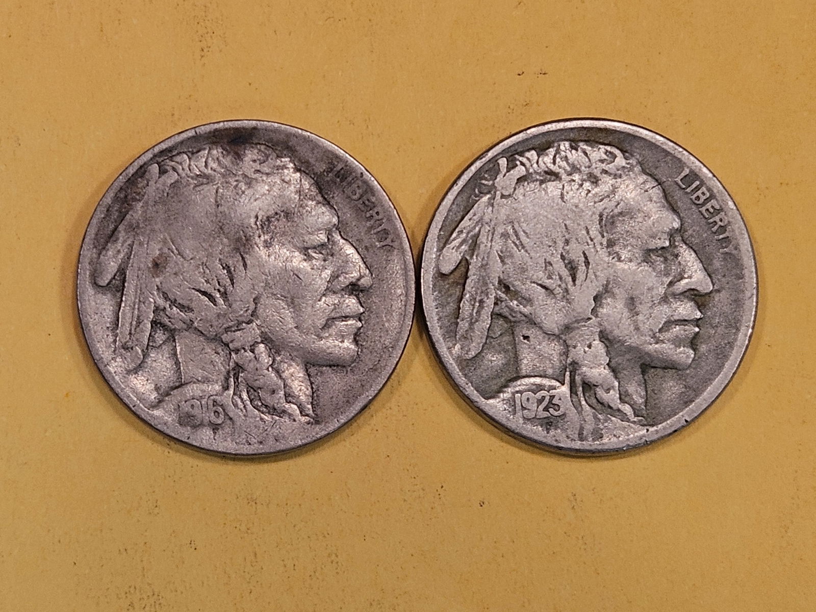 Two better date Buffalo Nickels from San Francisco (1 of 3)