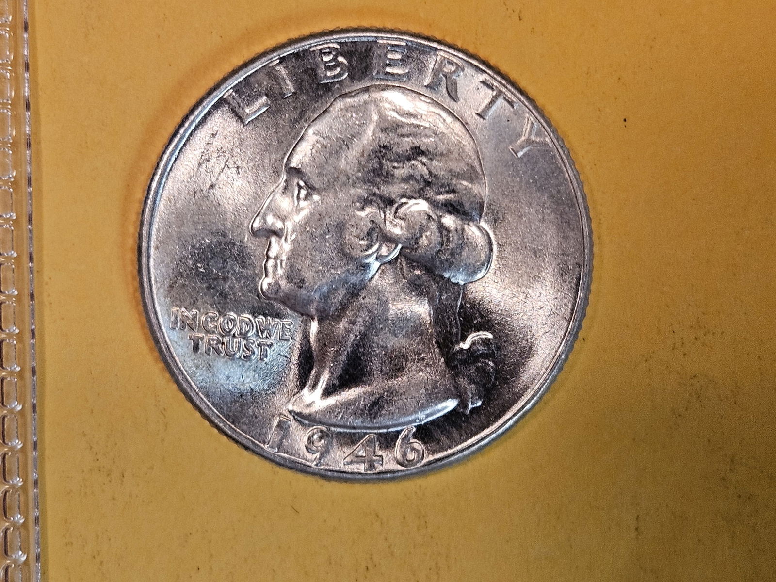 Very Choice Brilliant Uncirculated 1946 Washington Quarter (1 of 5)