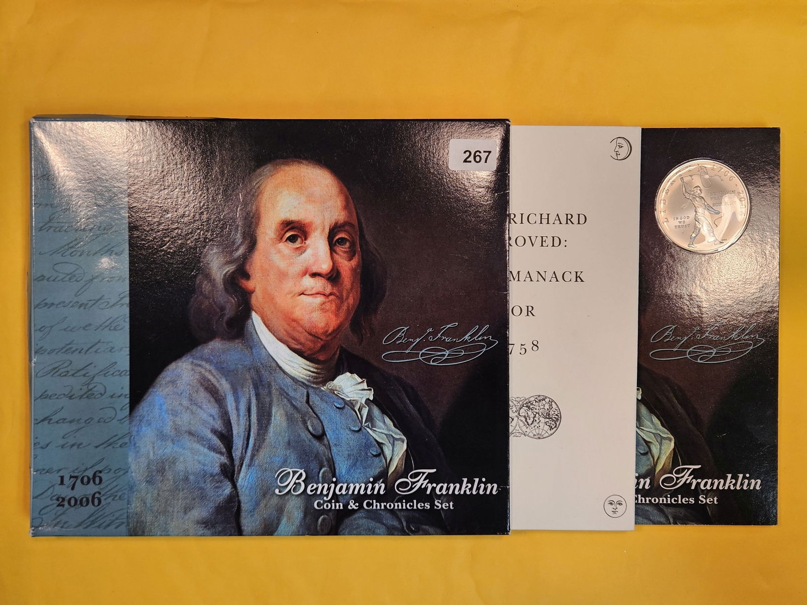 2006 GEM BU Benjamin Franklin Coin & Chronicles Set (1 of 1)