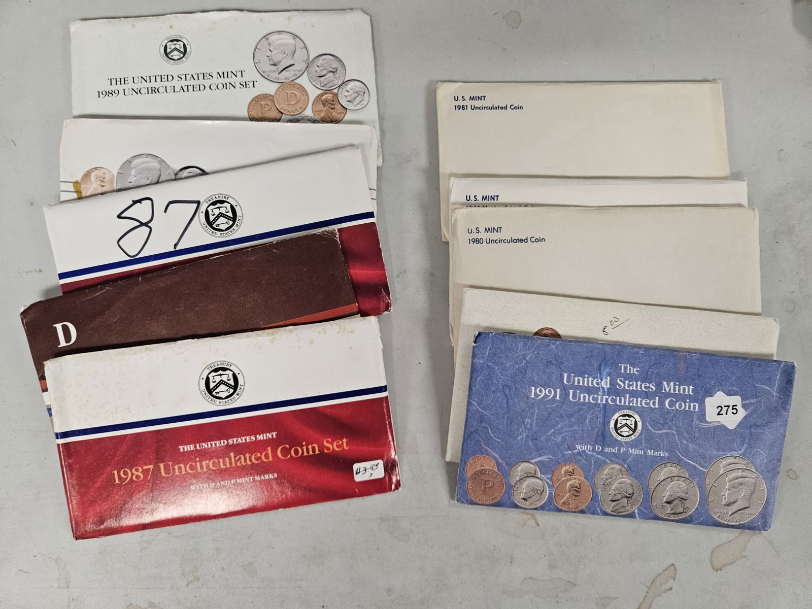 Ten mixed US Mint Sets (1 of 1)