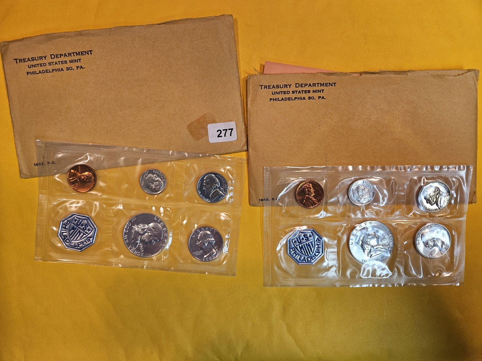 Two GEM 1963 US Silver proof Sets (1 of 3)