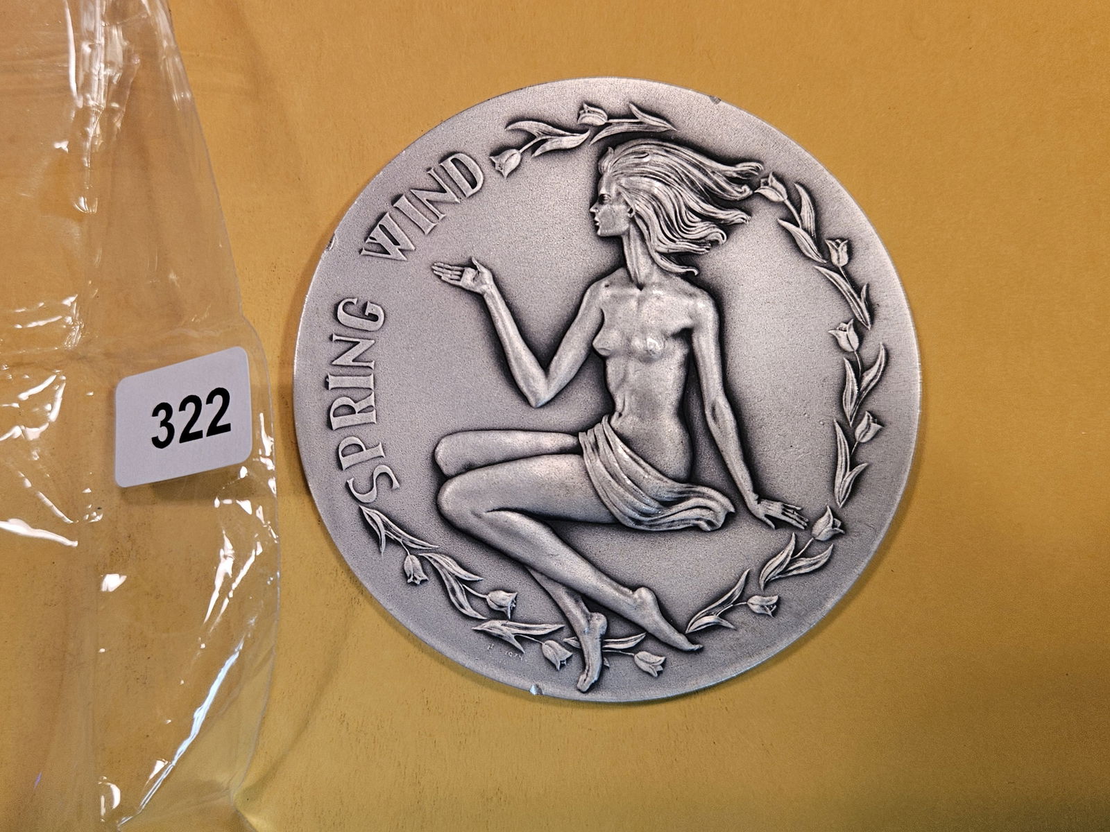 Large SIX Troy ounce .999 fine silver medal (1 of 8)