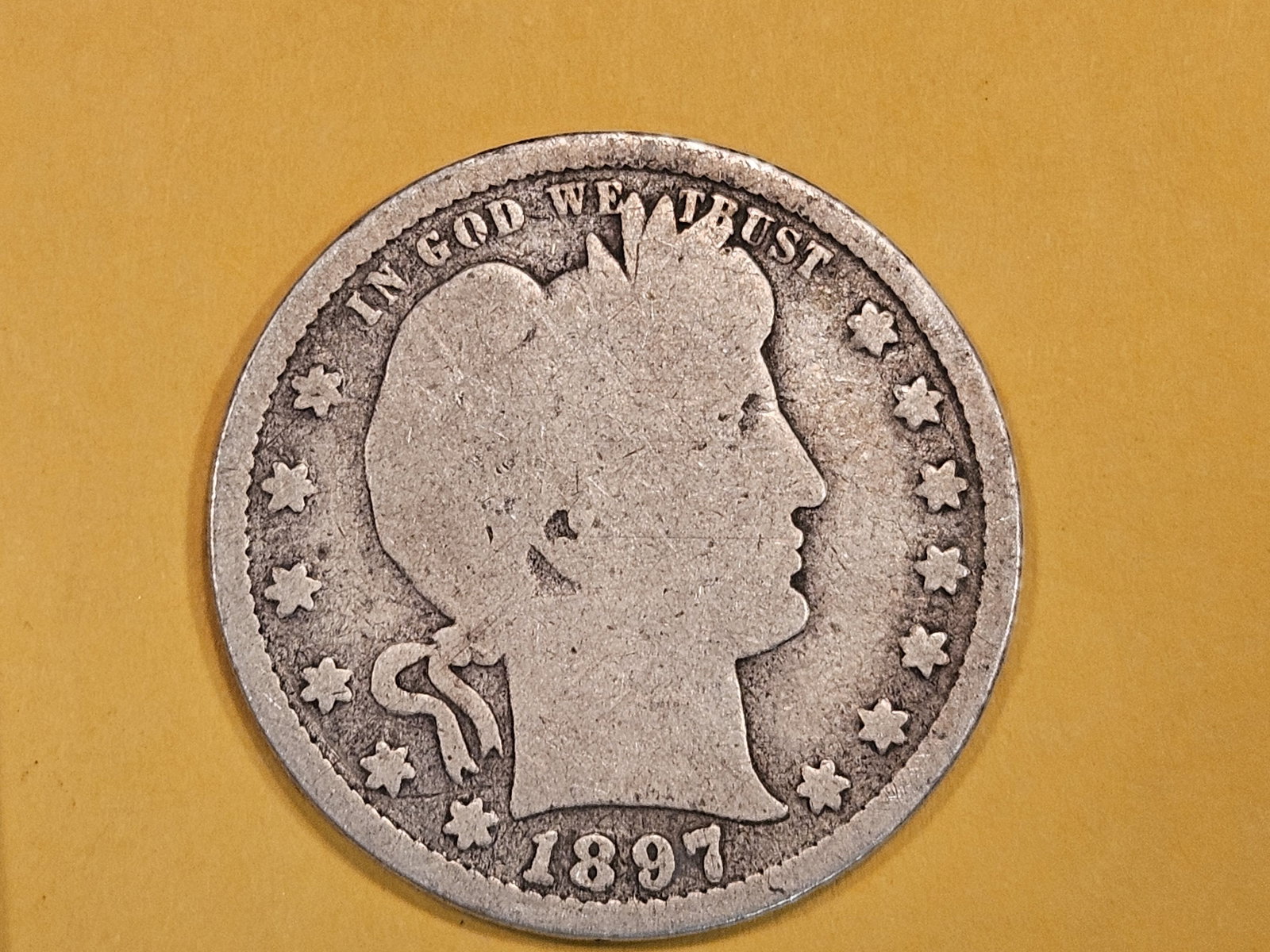 * KEY DATE * 1897-S Barber Quarter (1 of 3)