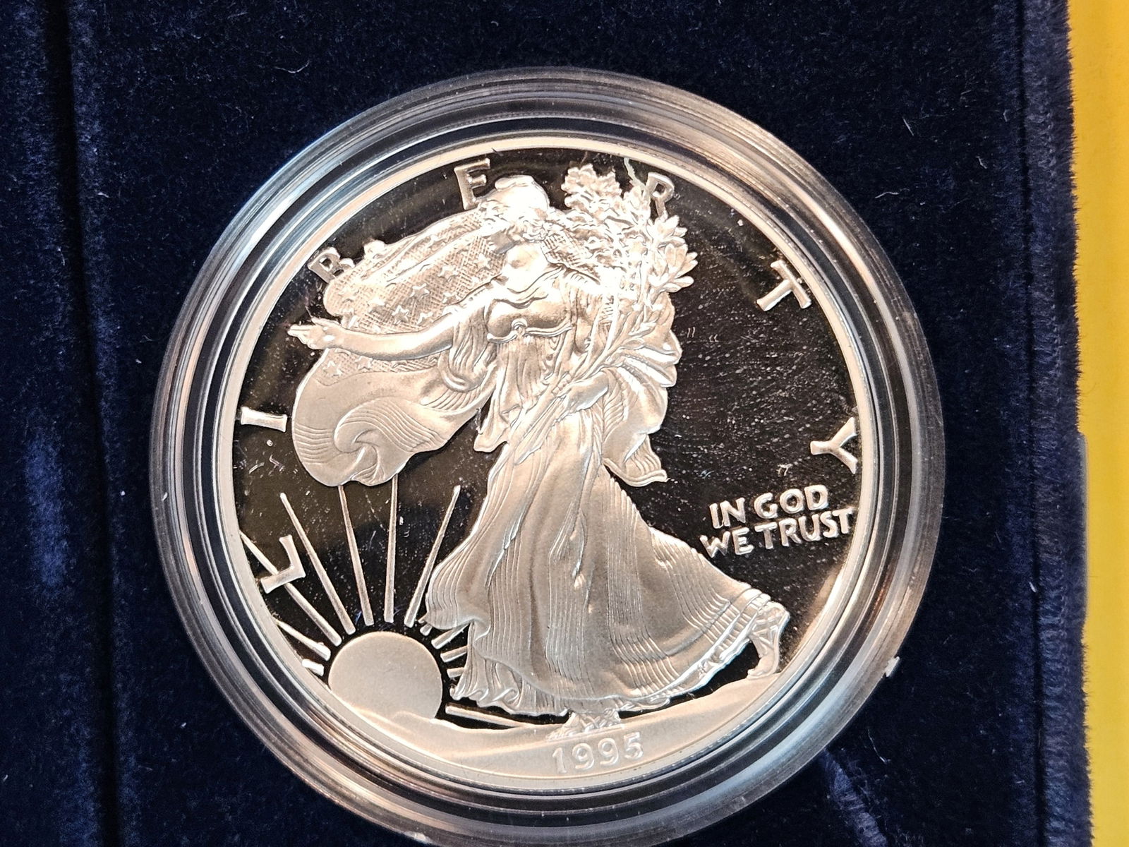 Gem Proof Deep Cameo 1995-P American Silver eagle (1 of 3)